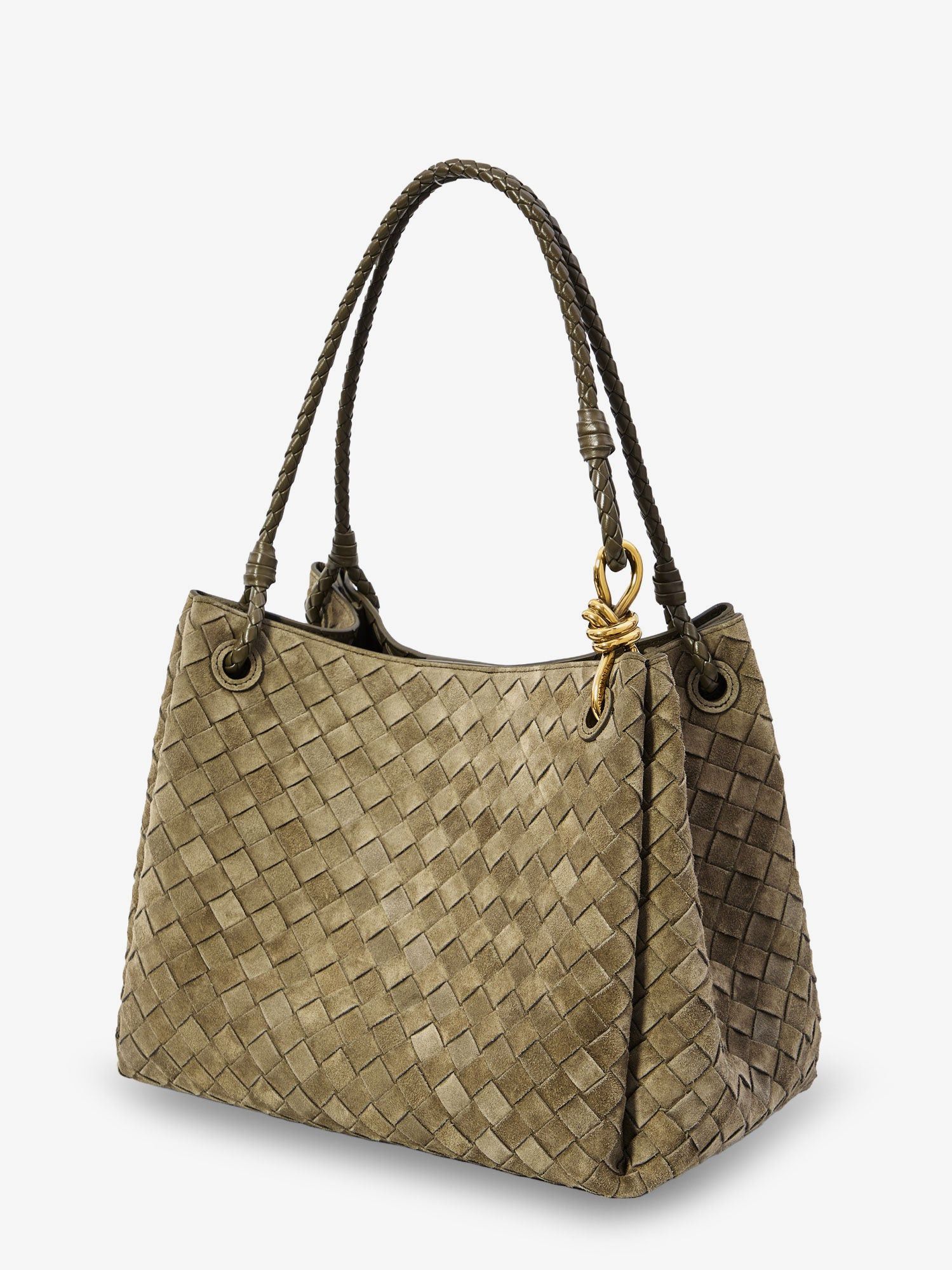 Bottega Veneta Parachute Large Suede Shoulder Bag Size ONE SIZE - 3 Thumbnail