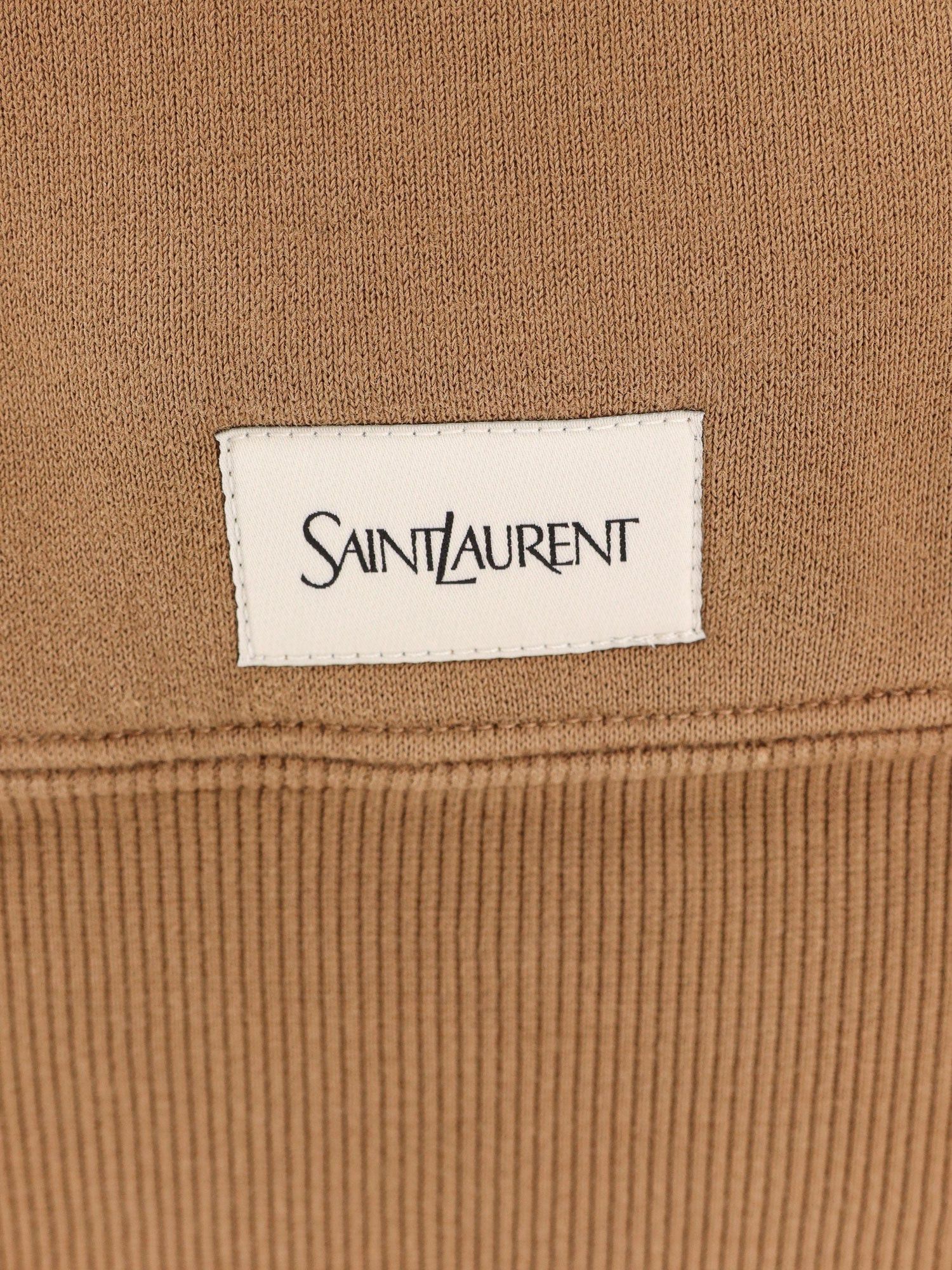 Saint Laurent Paris Certified Cotton Sweatshirt With Logoed Label Size S / US 4 / IT 40 - 3 Thumbnail