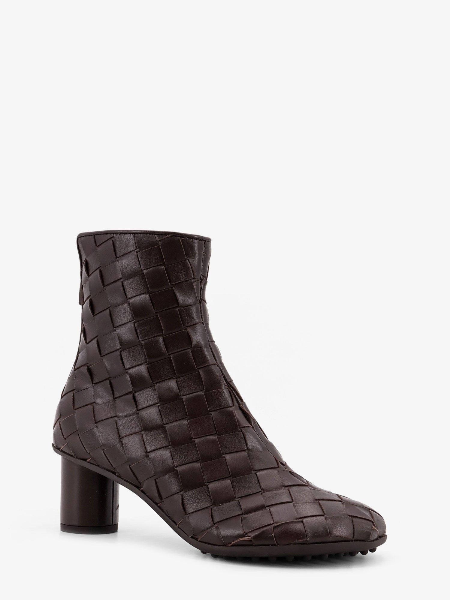 Bottega Veneta Leather Ankle Boots With Intrecciato Motif Size US 6 / IT 36 - 2 Thumbnail