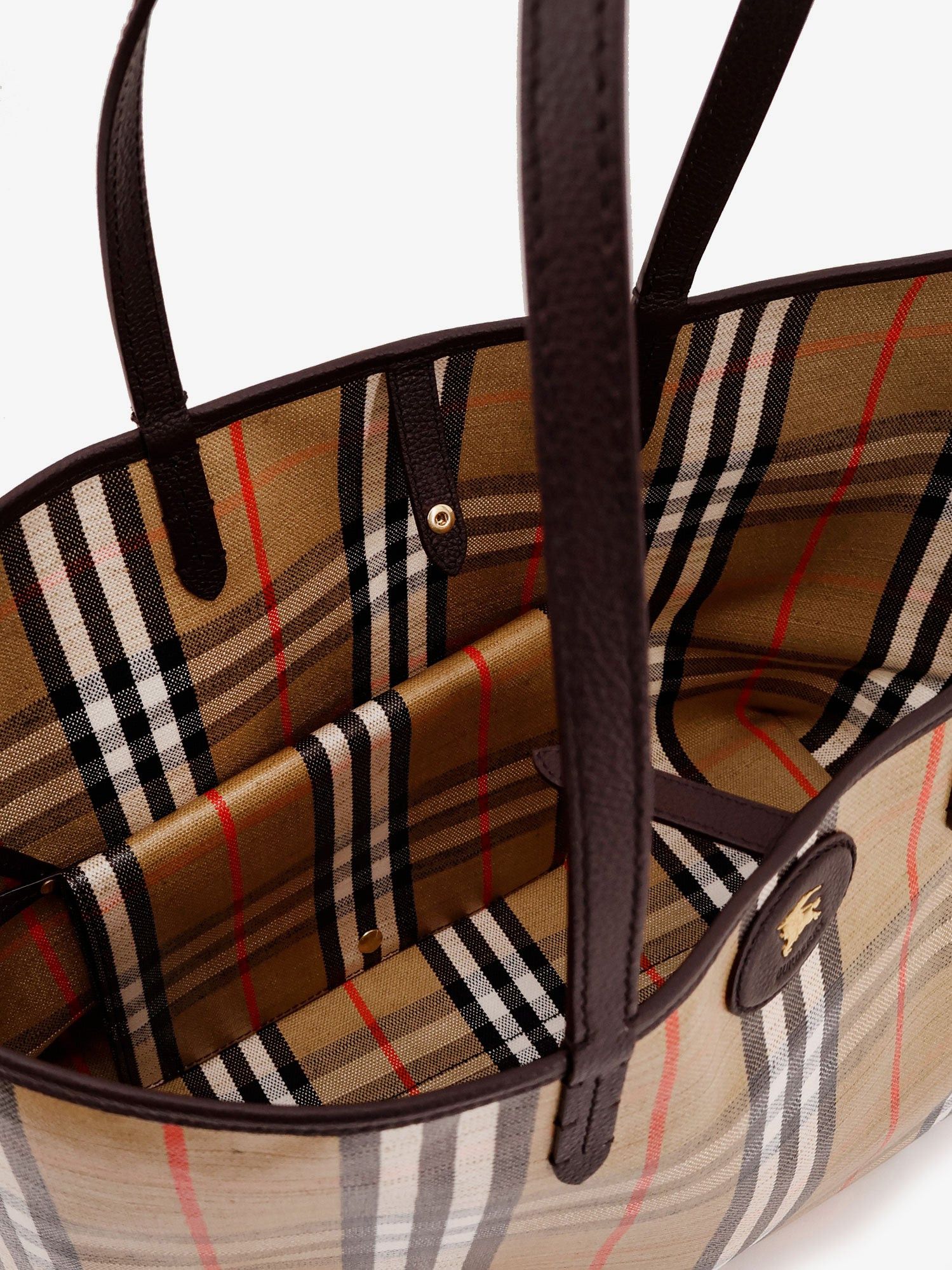 Burberry Highlands Coated Canvas Shoulder Bag Size ONE SIZE - 5 Thumbnail