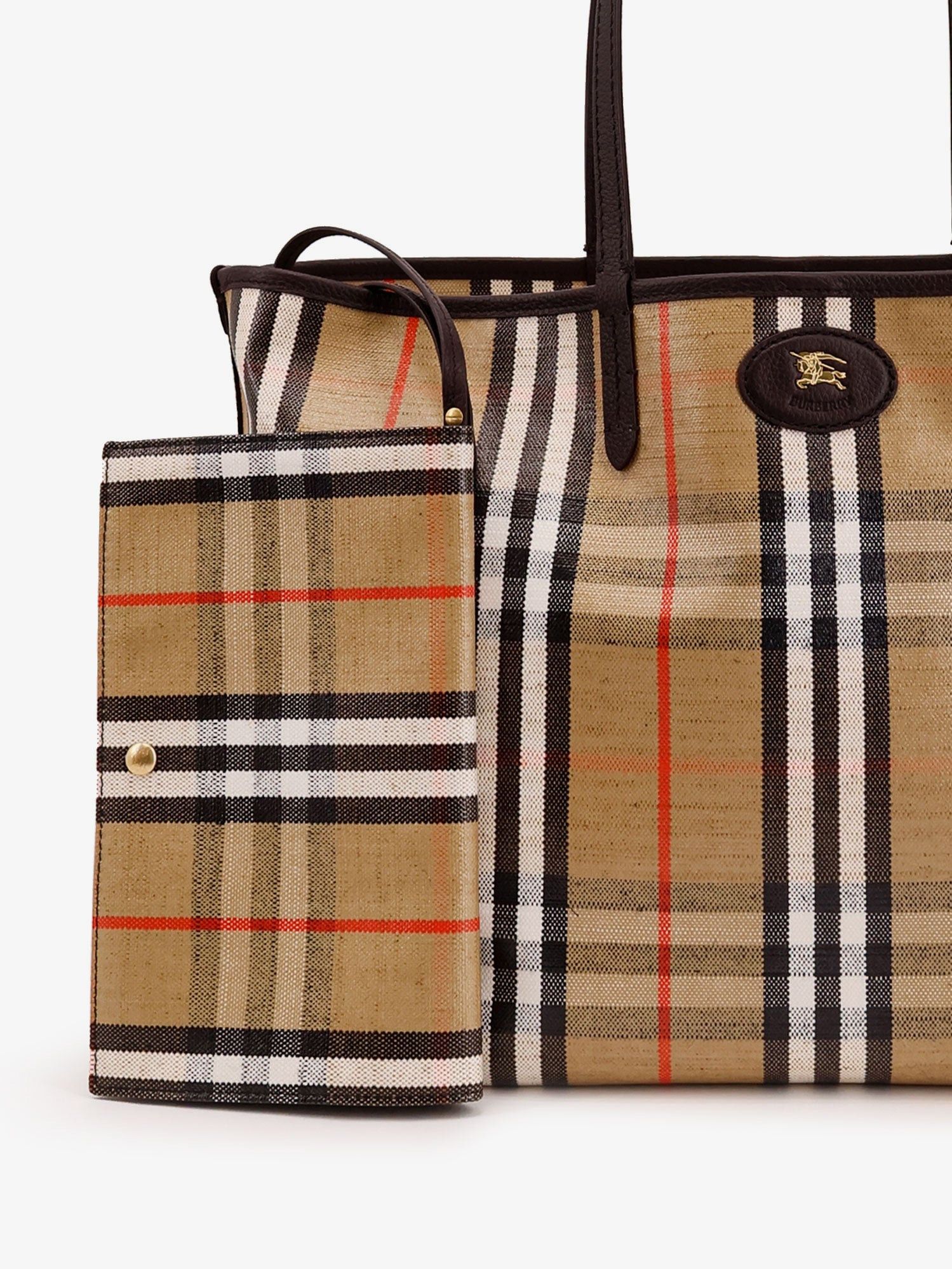 Burberry Highlands Coated Canvas Shoulder Bag Size ONE SIZE - 4 Thumbnail