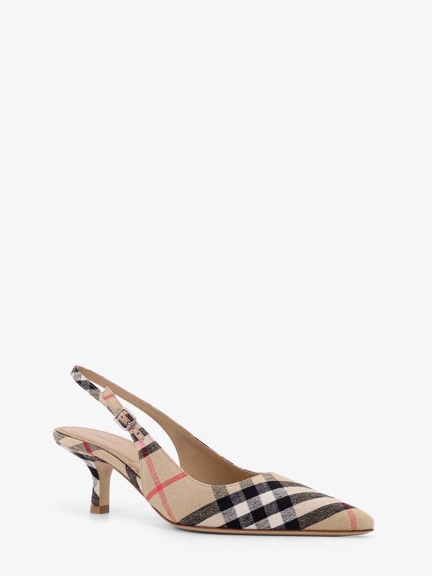 Burberry Dame Decollete With Check Motif Size US 7.5 / IT 37.5 - 2 Thumbnail