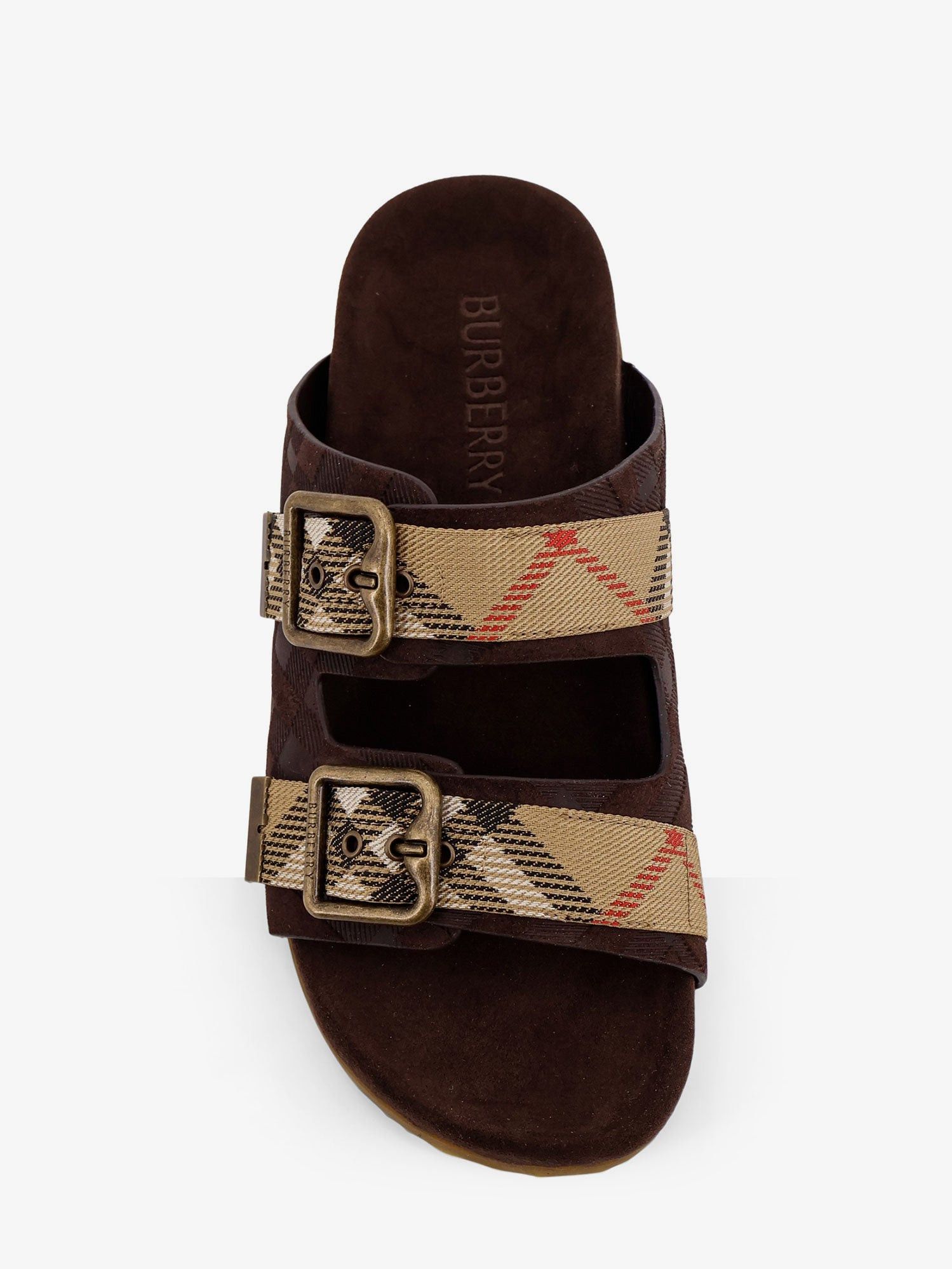 Burberry Urchin Suede And Synthetic Fabric Sandals Size US 6 / IT 36 - 5 Thumbnail