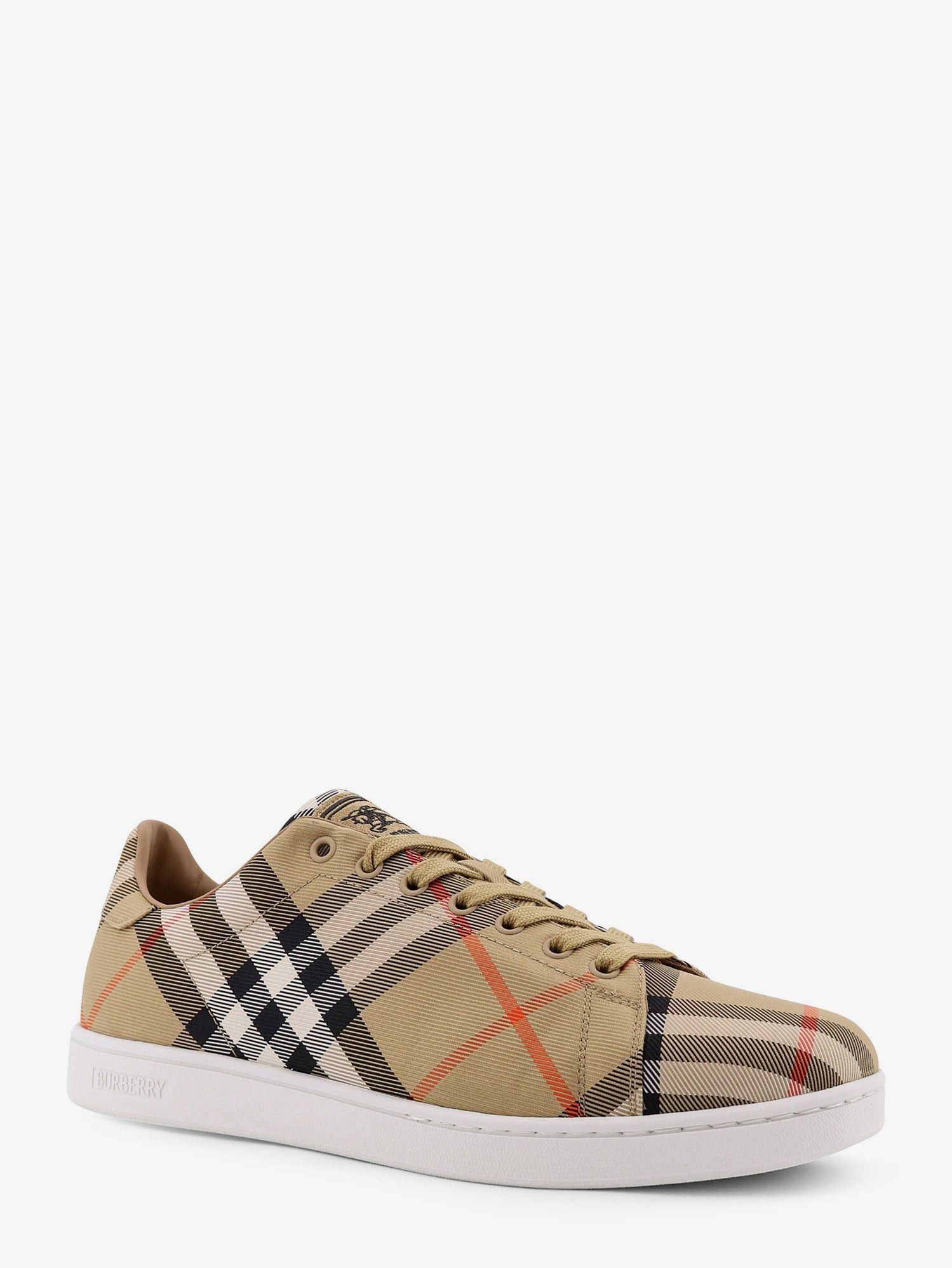 Burberry Canvas Sneakers With Check Motif Size US 6 / EU 39 - 2 Thumbnail
