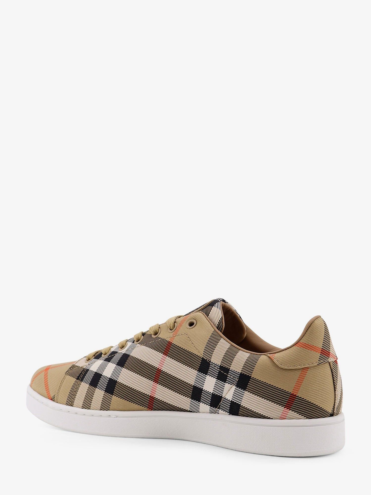 Burberry Canvas Sneakers With Check Motif Size US 6 / EU 39 - 3 Thumbnail
