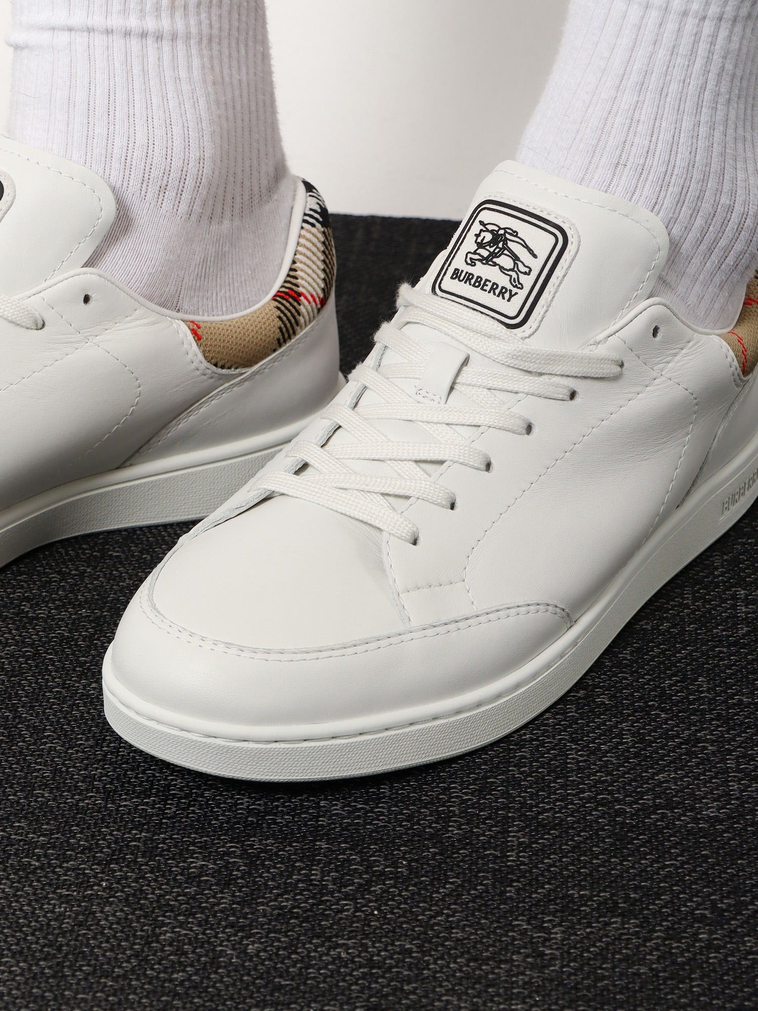 Burberry Set Leather Sneakers Size US 11 / EU 44 - 5 Thumbnail