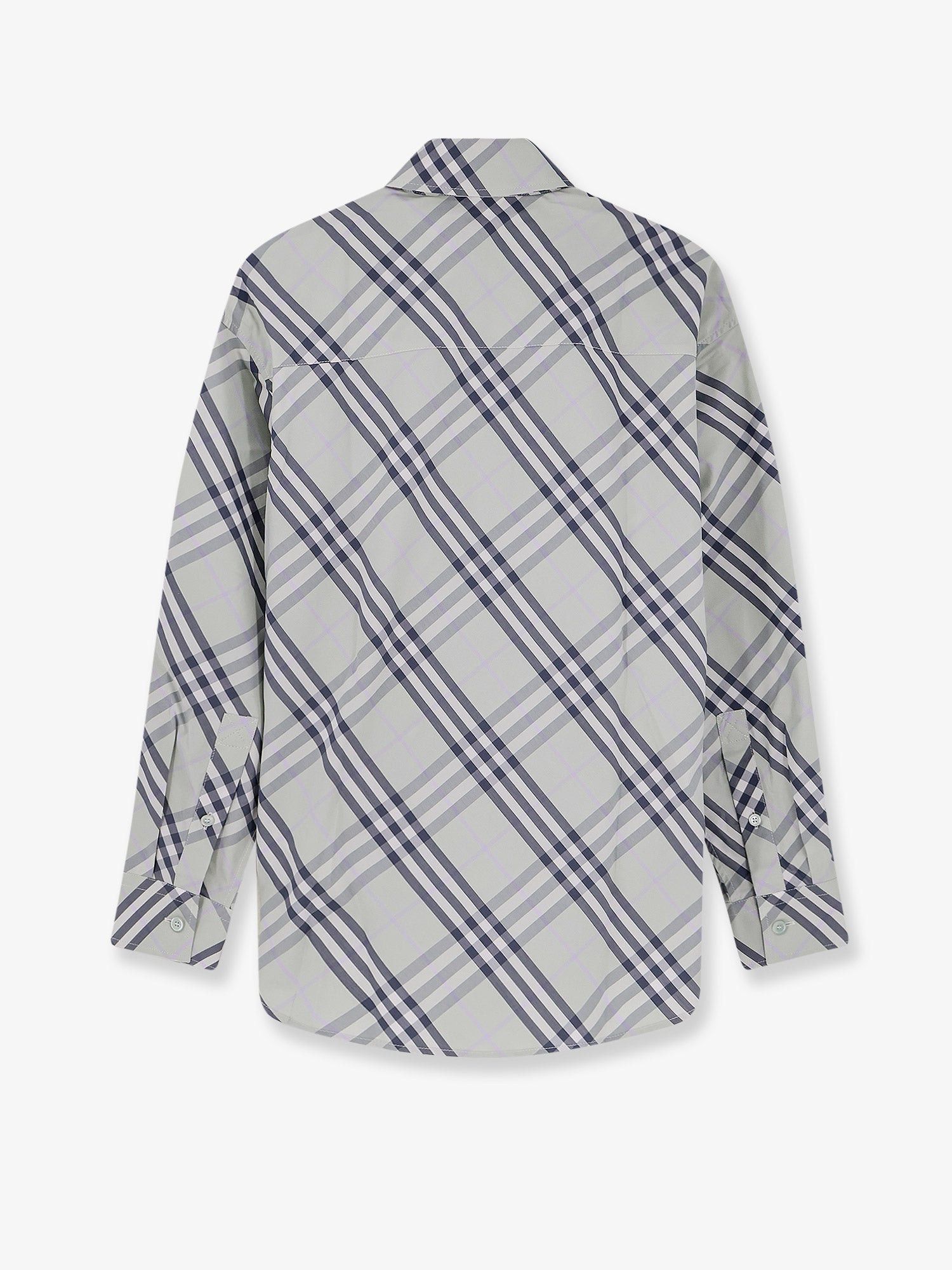Burberry Emma Cotton Shirt With Check Pattern Size XXS / US 00 / IT 34 - 2 Thumbnail