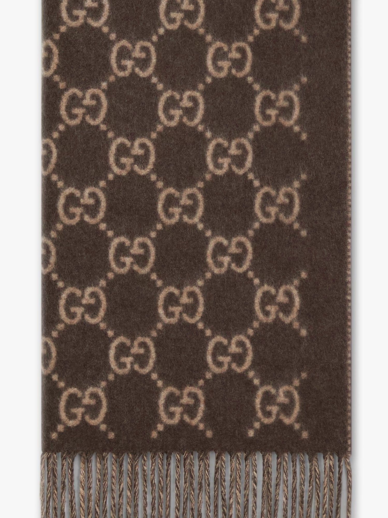 Gucci Gg Cashmere Scarf Size ONE SIZE - 2 Thumbnail