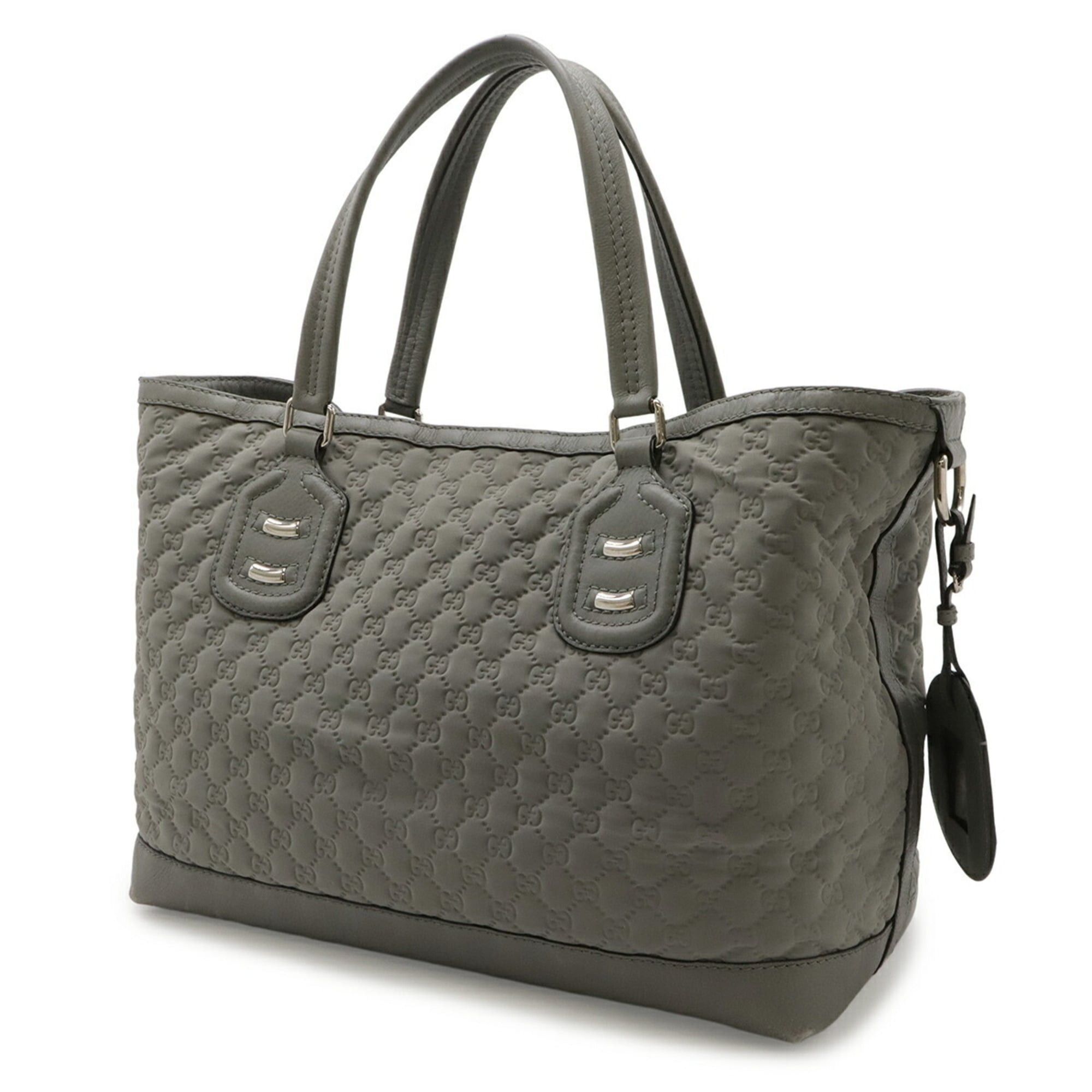 Gucci GUCCI GG Neoprene Tote Bag, Shoulder Tote, Nylon Leather, Light Gray, 241102 Size ONE SIZE - 3 Thumbnail