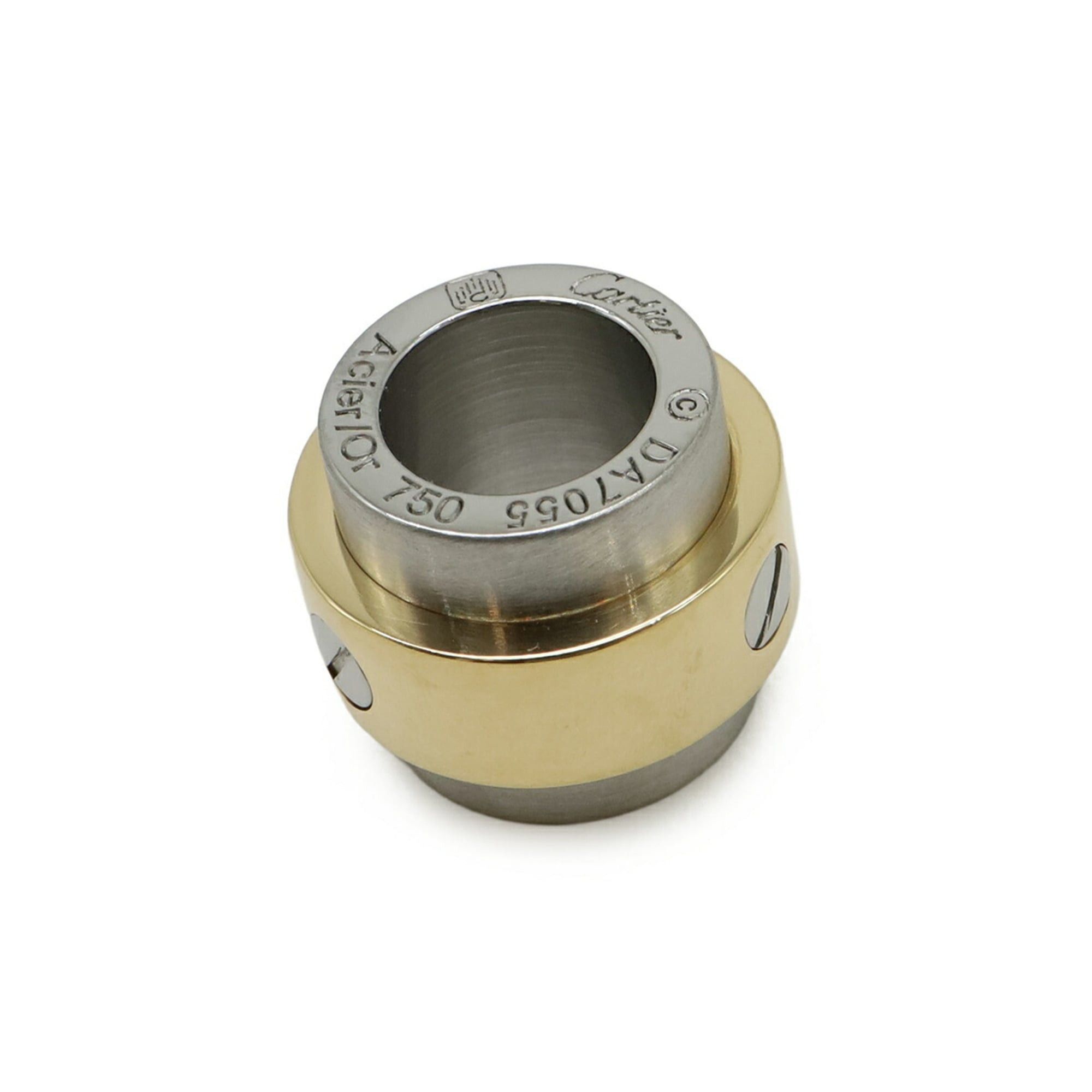 Cartier Cartier Santos 100 pendant top/head/charm, 18K yellow gold (KYG) and stainless steel (SS). Size ONE SIZE - 5 Thumbnail