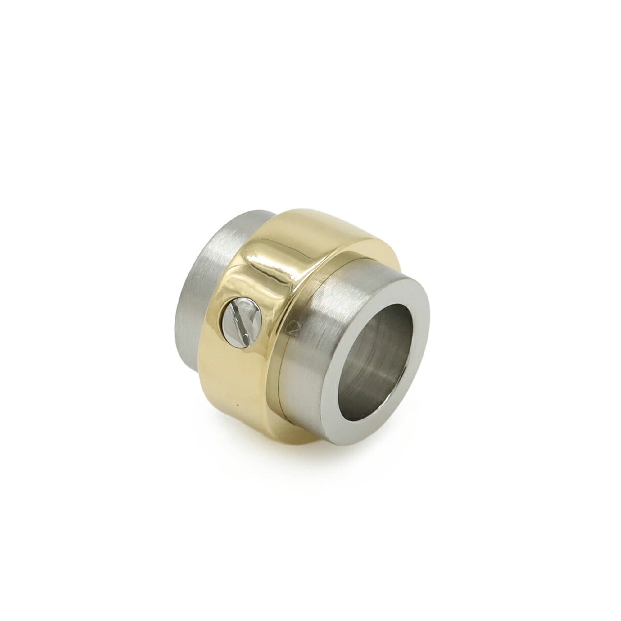 Cartier Cartier Santos 100 pendant top/head/charm, 18K yellow gold (KYG) and stainless steel (SS). Size ONE SIZE - 3 Thumbnail