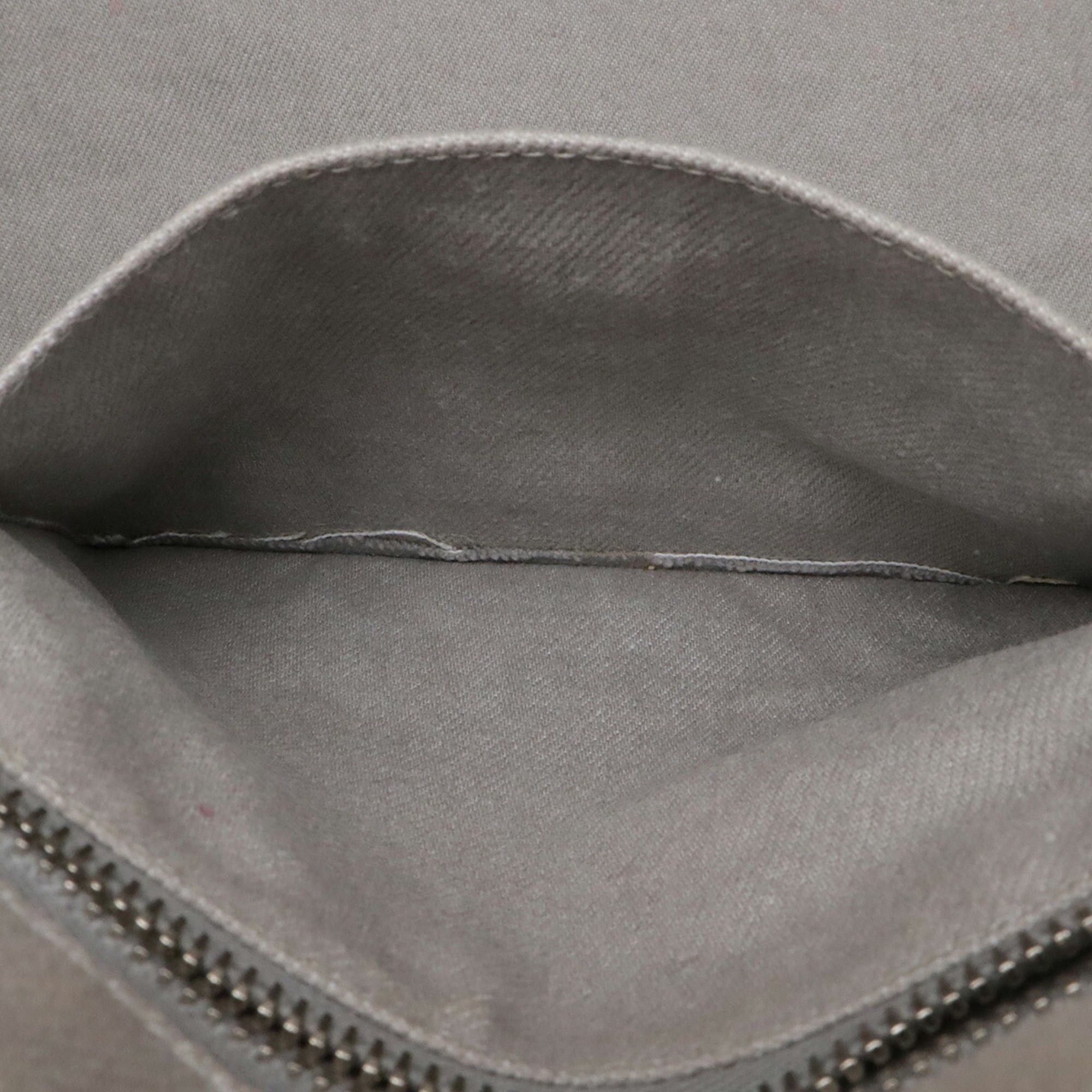 Prada PRADA Canapa bejeweled tote bag/shoulder bag, denim, NUBE light gray, purchased from an overseas boutique, B2642O Size ONE SIZE - 10 Thumbnail