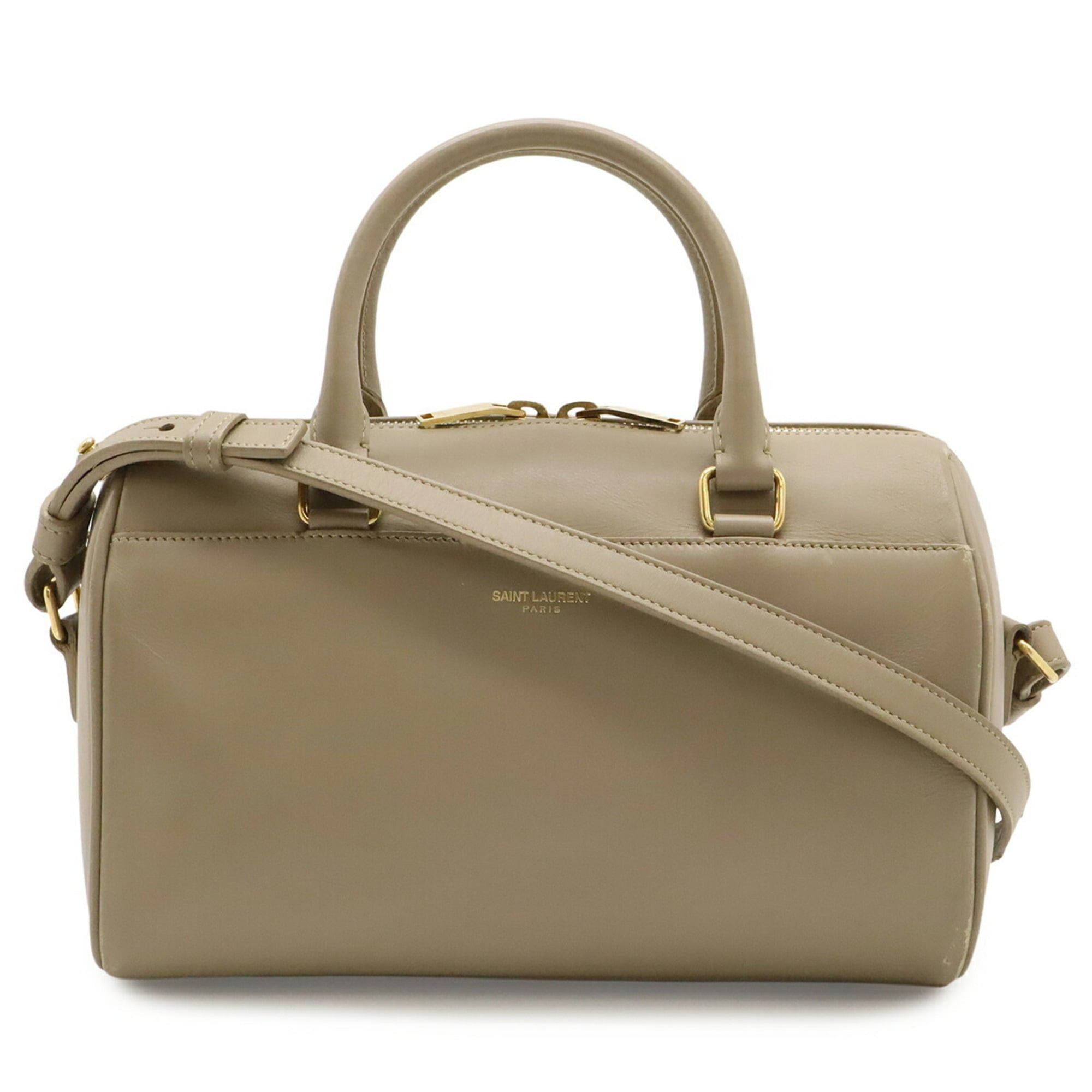 Yves Saint Laurent Yves Saint Laurent SAINT LAURENT PARIS YSL Baby Duffle Mini Handbag Shoulder Bag Sand Beige 330958 Size ONE SIZE - 2 Thumbnail
