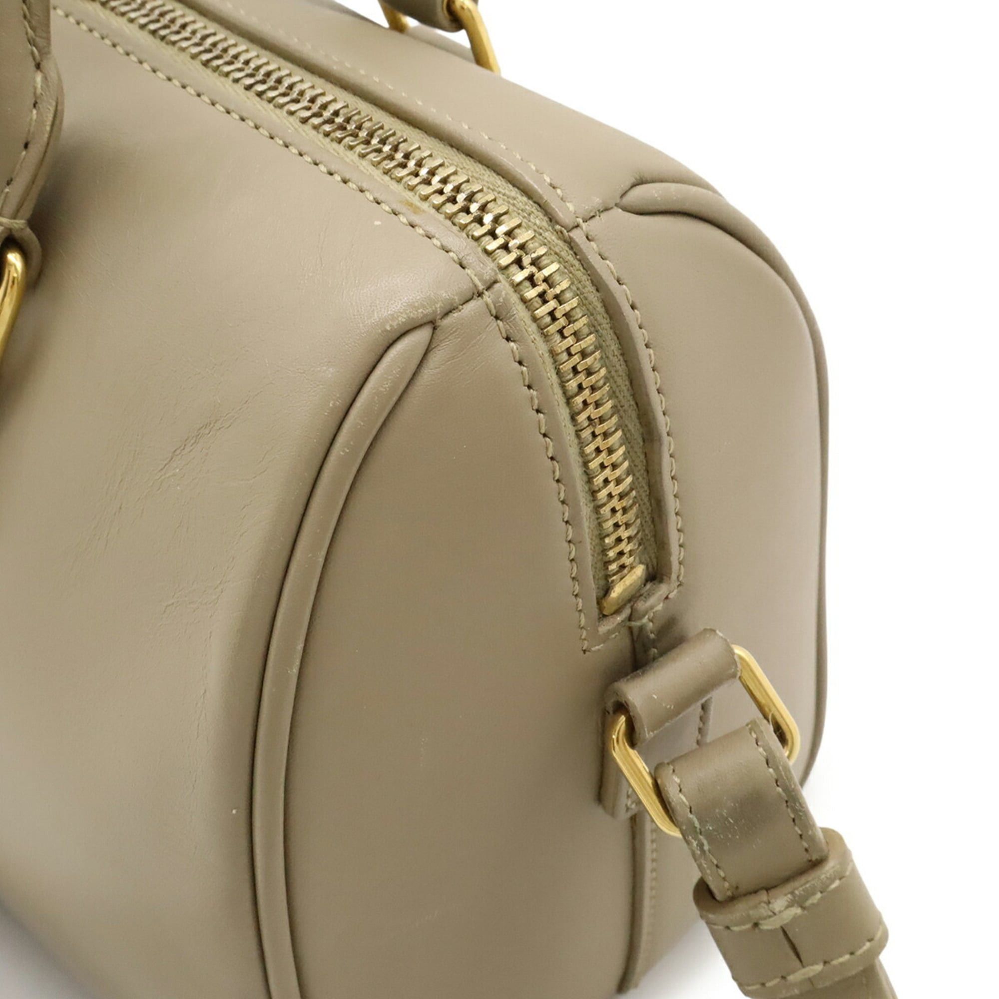 Yves Saint Laurent Yves Saint Laurent SAINT LAURENT PARIS YSL Baby Duffle Mini Handbag Shoulder Bag Sand Beige 330958 Size ONE SIZE - 9 Thumbnail