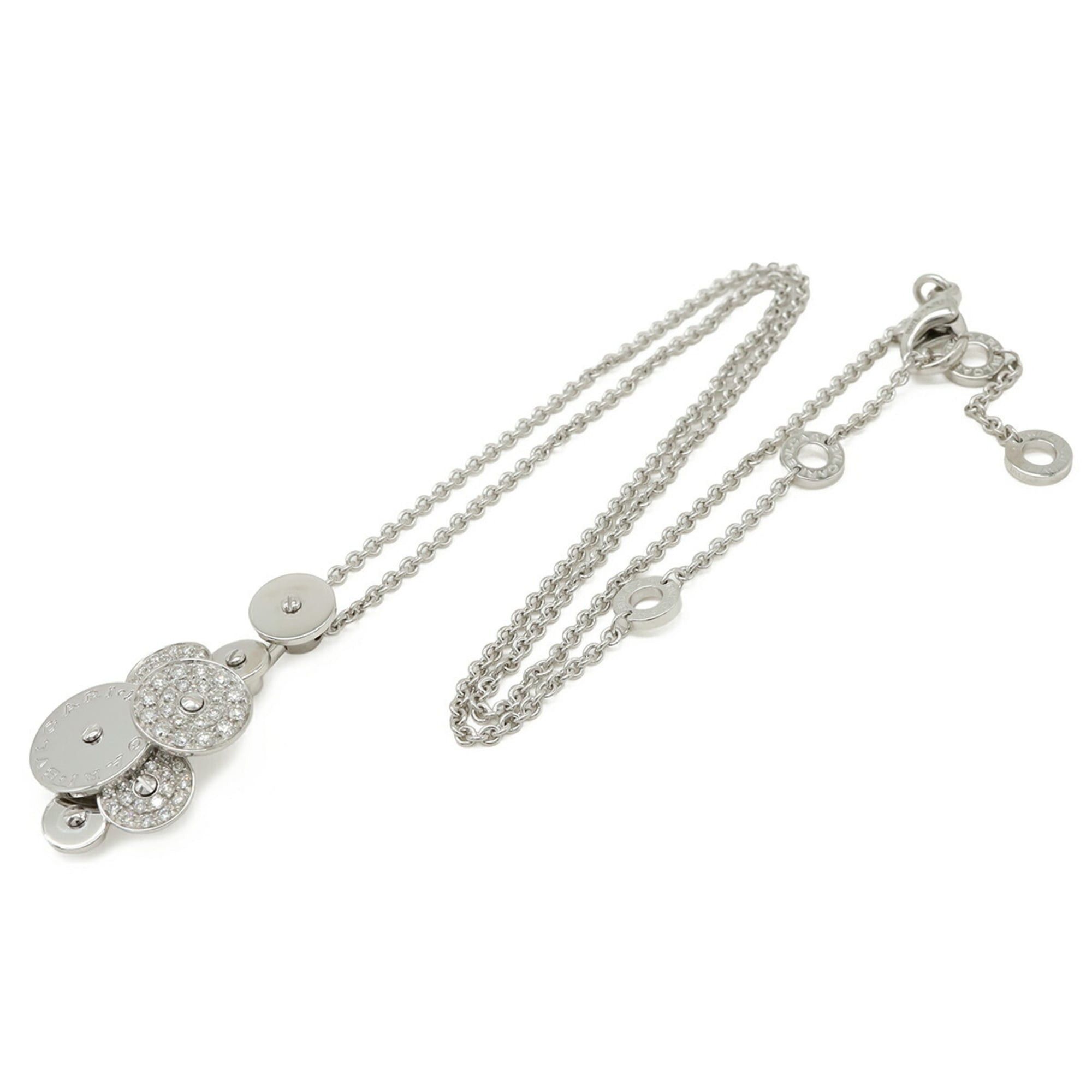 Bvlgari BVLGARI Bulgari Cycladi Necklace Pendant 18KWG 750WG White Gold Diamond Size ONE SIZE - 3 Thumbnail