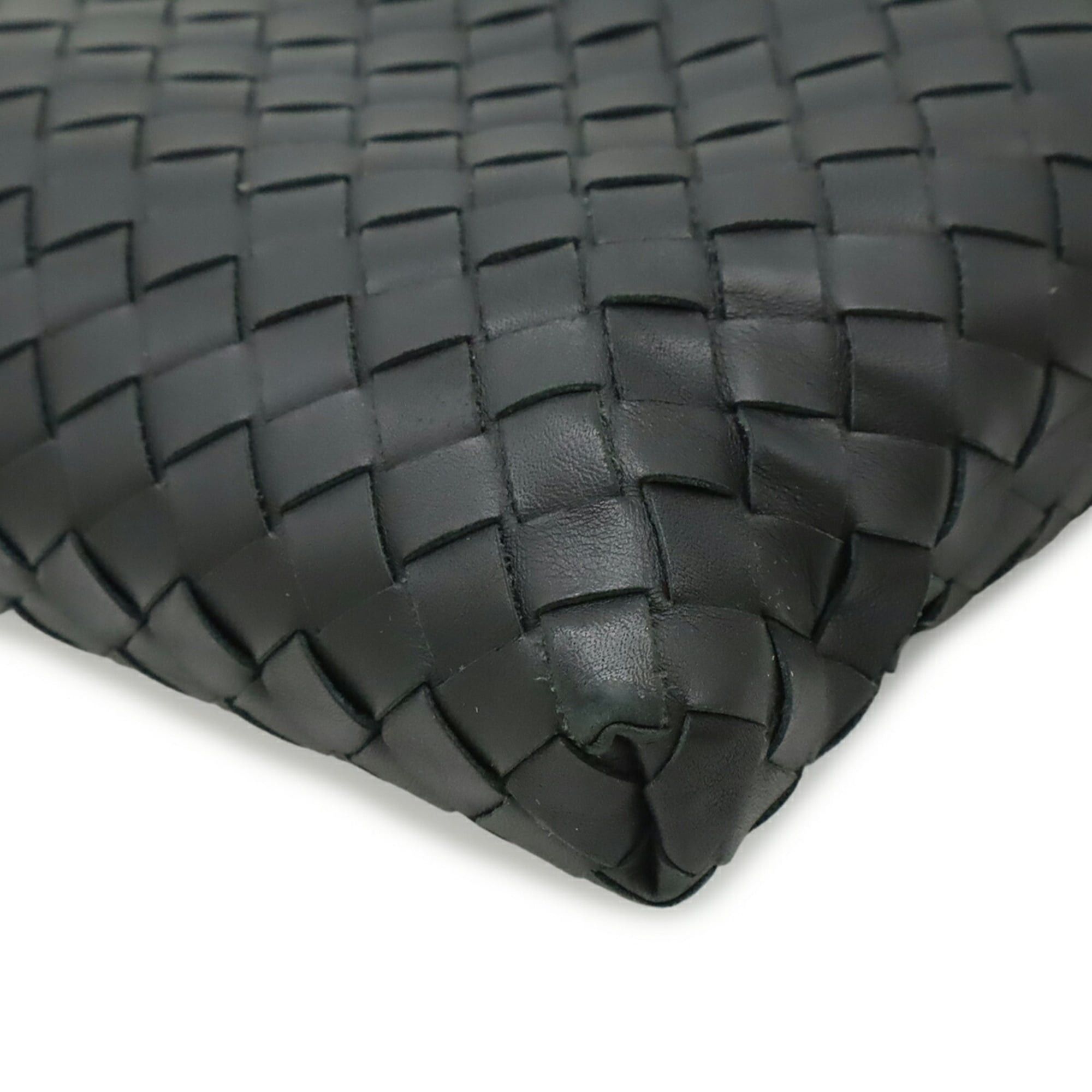 Bottega Veneta Bottega Veneta Intrecciato Shoulder Bag Leather Black 172736 Size ONE SIZE - 4 Thumbnail