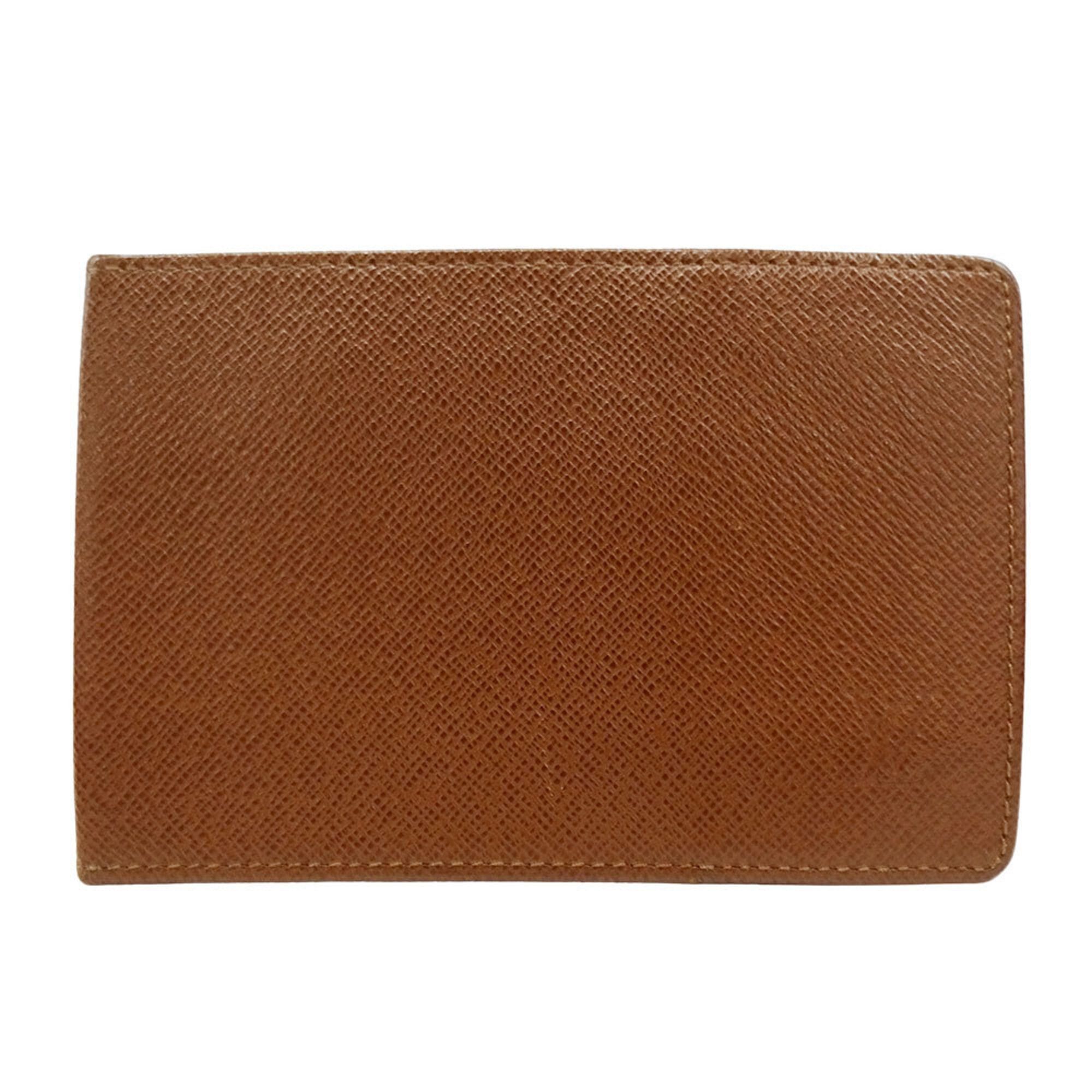 Louis Vuitton Louis Vuitton Women's and Men's Tri-fold Wallet, Monogram Canvas, Portefeuille Tresor Etui Chequier, Brown, M61200 Size ONE SIZE - 8 Thumbnail