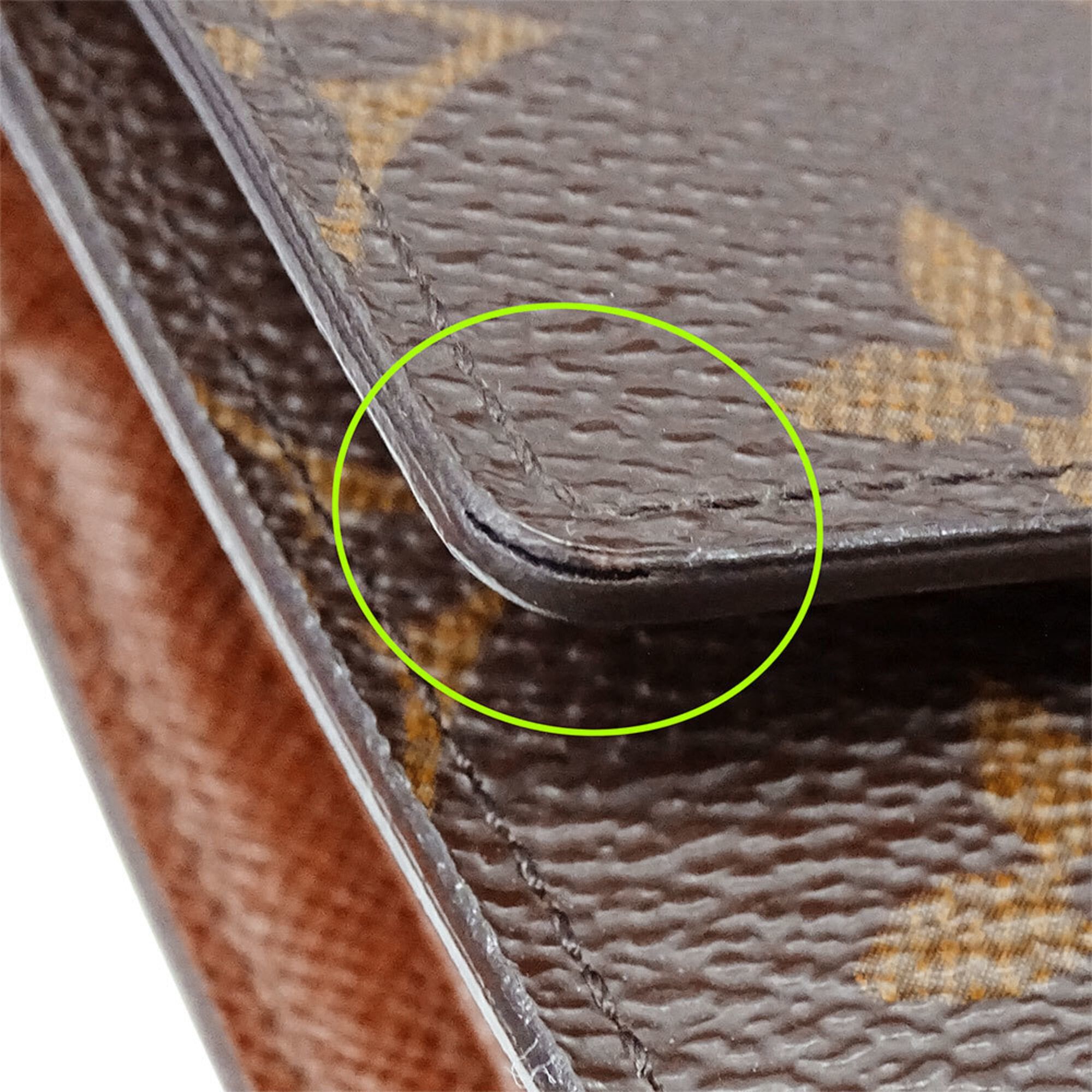 Louis Vuitton Louis Vuitton Women's and Men's Tri-fold Wallet, Monogram Canvas, Portefeuille Tresor Etui Chequier, Brown, M61200 Size ONE SIZE - 13 Thumbnail