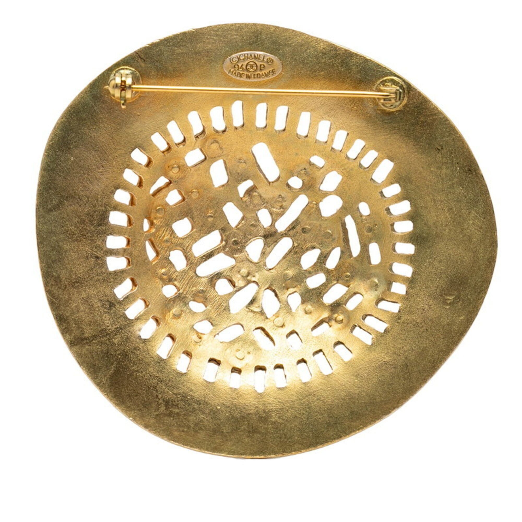 Chanel Chanel Straw Hat Motif Vintage Brooch Gold Plated Women's CHANEL Size ONE SIZE - 2 Thumbnail