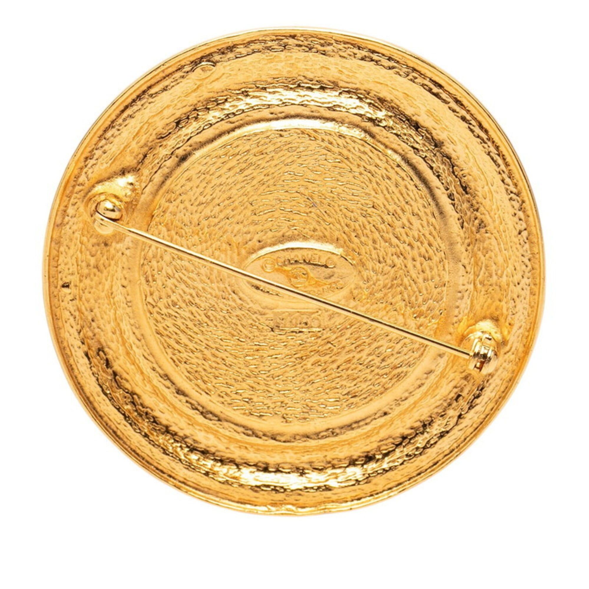 Chanel Chanel Coco Mark 31 RUE CAMBON PARIS Brooch Gold Plated Women's CHANEL Size ONE SIZE - 2 Thumbnail