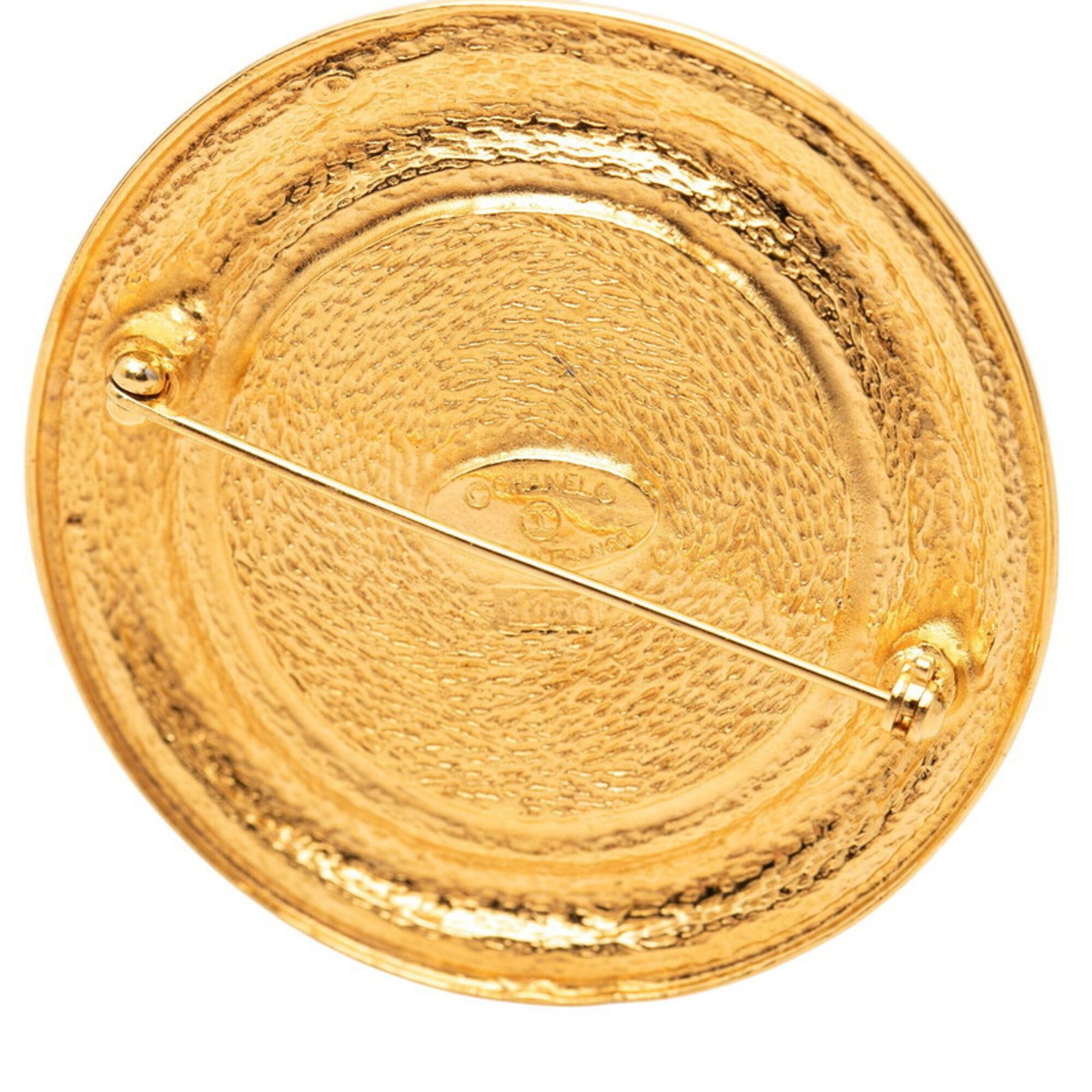 Chanel Chanel Coco Mark 31 RUE CAMBON PARIS Brooch Gold Plated Women's CHANEL Size ONE SIZE - 3 Thumbnail
