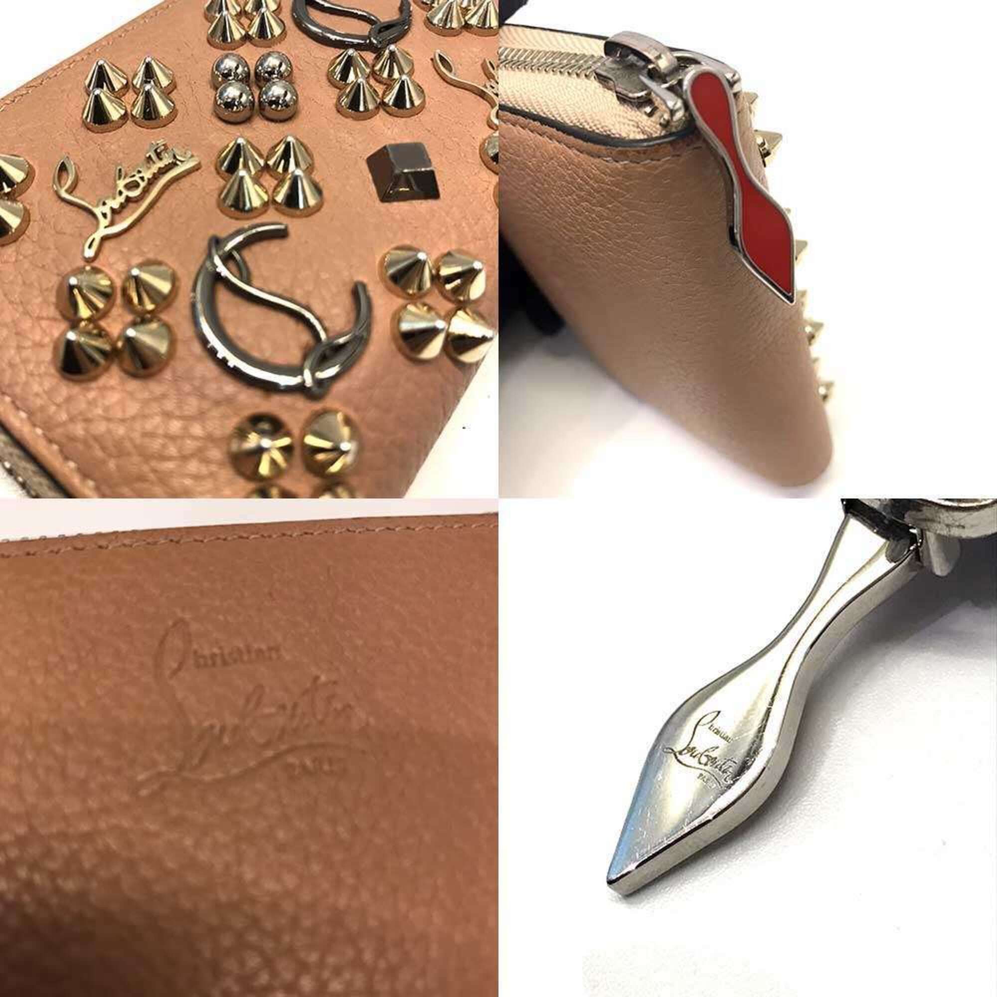 Christian Louboutin Christian Louboutin Panettone Coin Case, Leather, Pink, 3175223 Size ONE SIZE - 5 Thumbnail