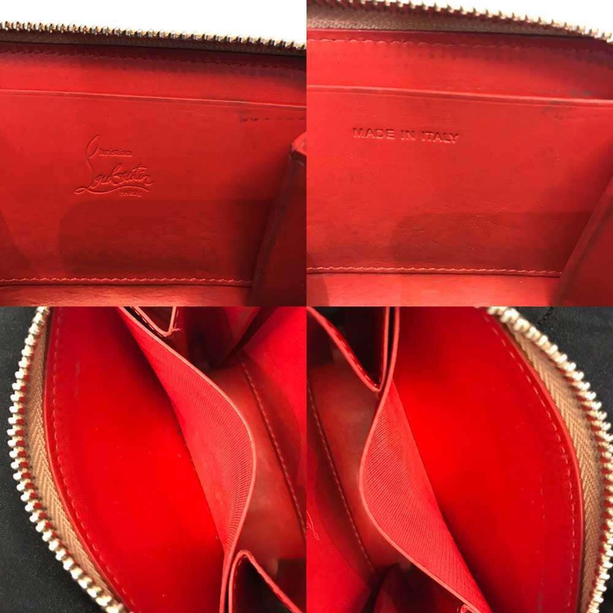 Christian Louboutin Christian Louboutin Panettone Coin Case, Leather, Pink, 3175223 Size ONE SIZE - 7 Thumbnail