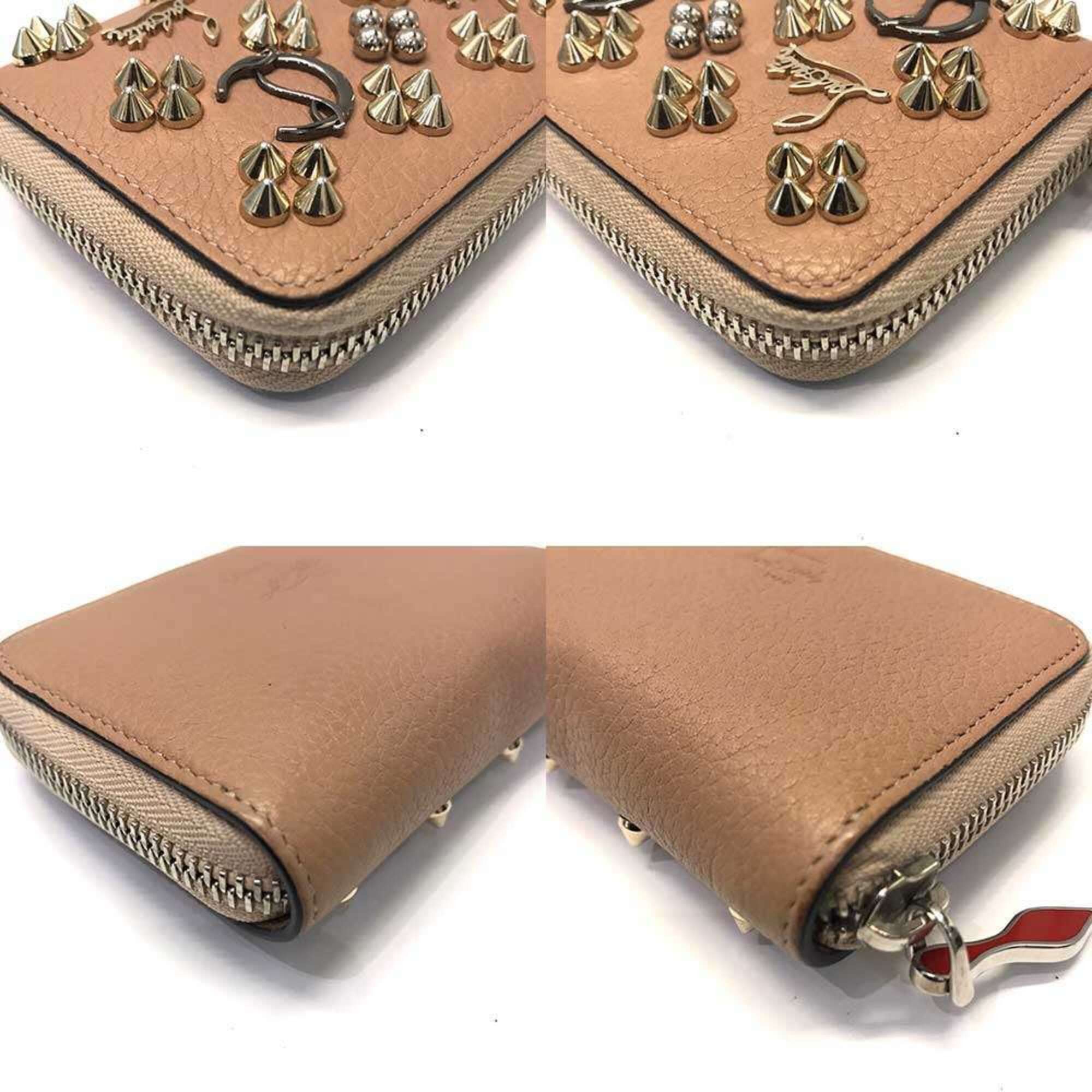 Christian Louboutin Christian Louboutin Panettone Coin Case, Leather, Pink, 3175223 Size ONE SIZE - 3 Thumbnail