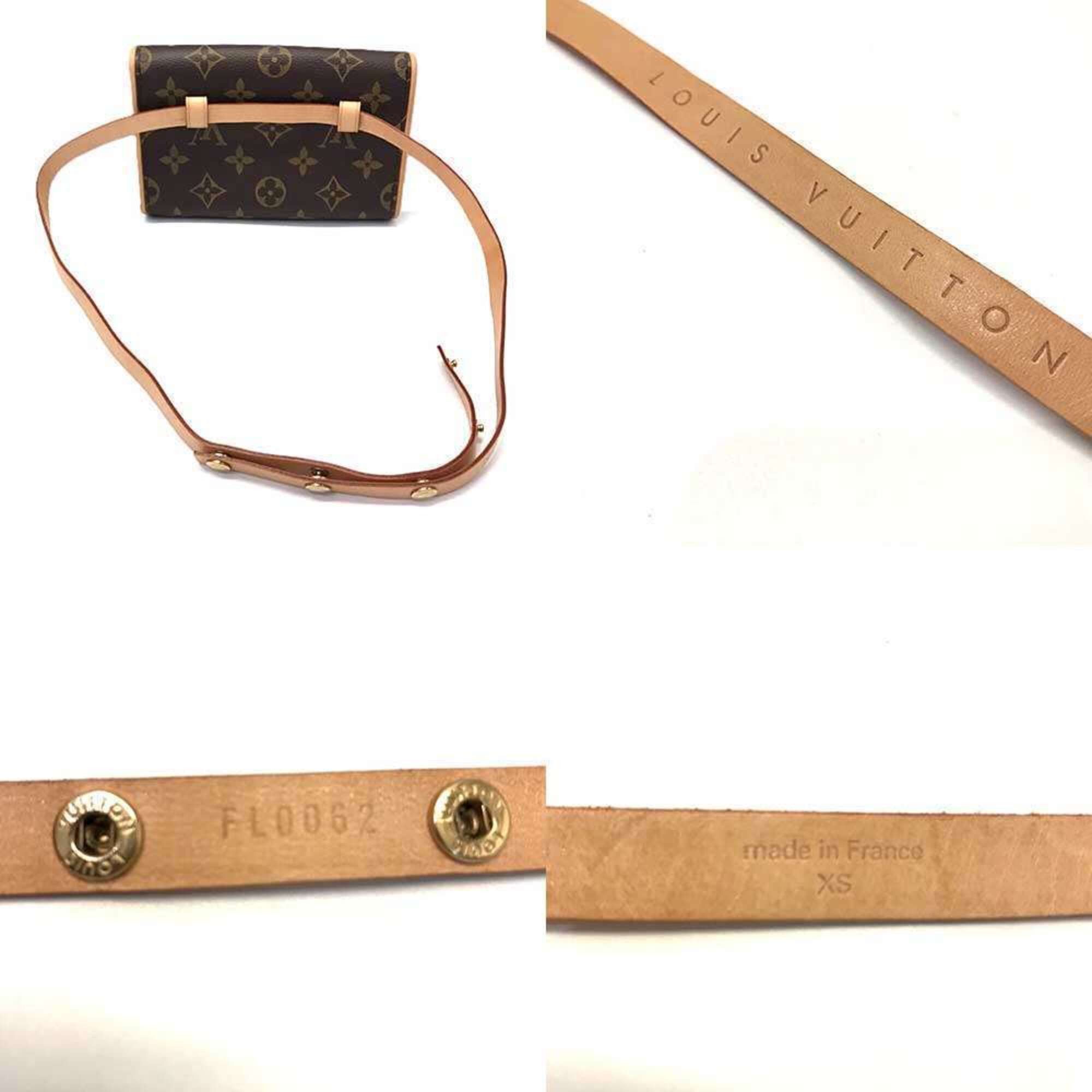 Louis Vuitton Louis Vuitton Pochette Florentine XS Monogram Mini Pouch Leather Brown M51855 LOUIS VUITTON Size ONE SIZE - 5 Thumbnail