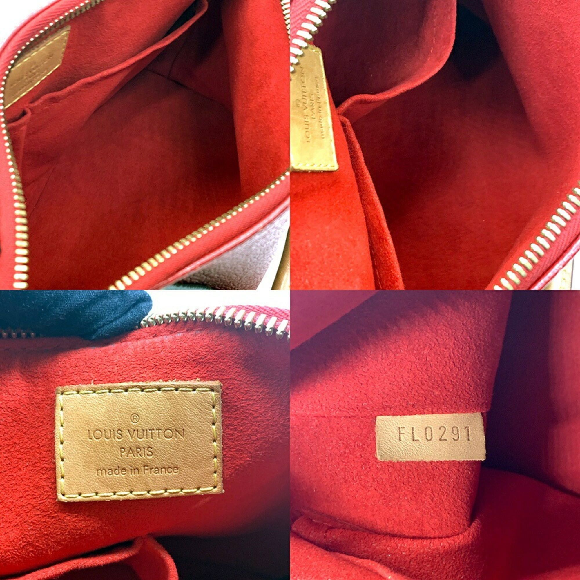 Louis Vuitton Louis Vuitton V Tote BB Monogram Bag Brown/Red M43966 Size ONE SIZE - 7 Thumbnail