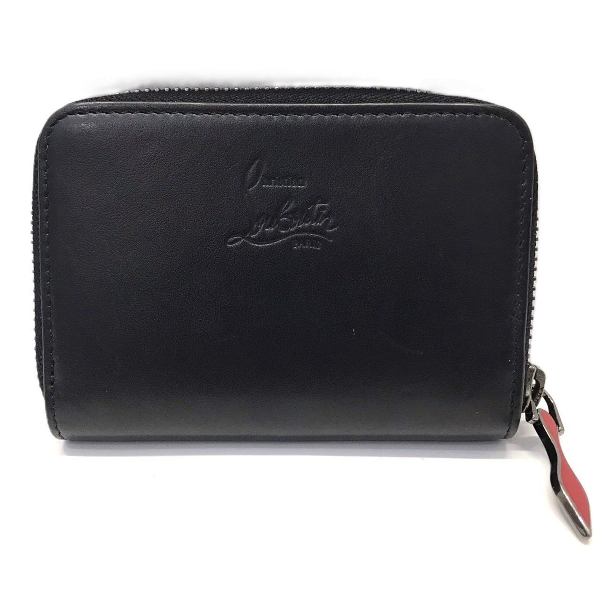 Christian Louboutin Christian Louboutin Coin Case, Black Studs, Leather, Purse Size ONE SIZE - 2 Thumbnail