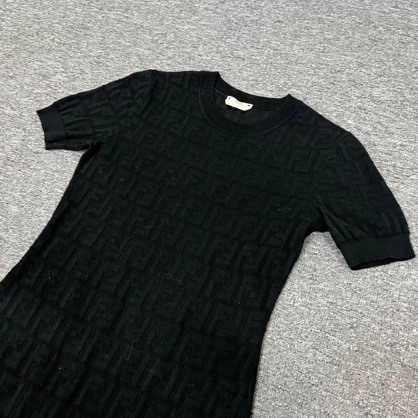 Fendi Fendi All-Over FF Knit Dress Size S / US 4 / IT 40 - 3 Thumbnail