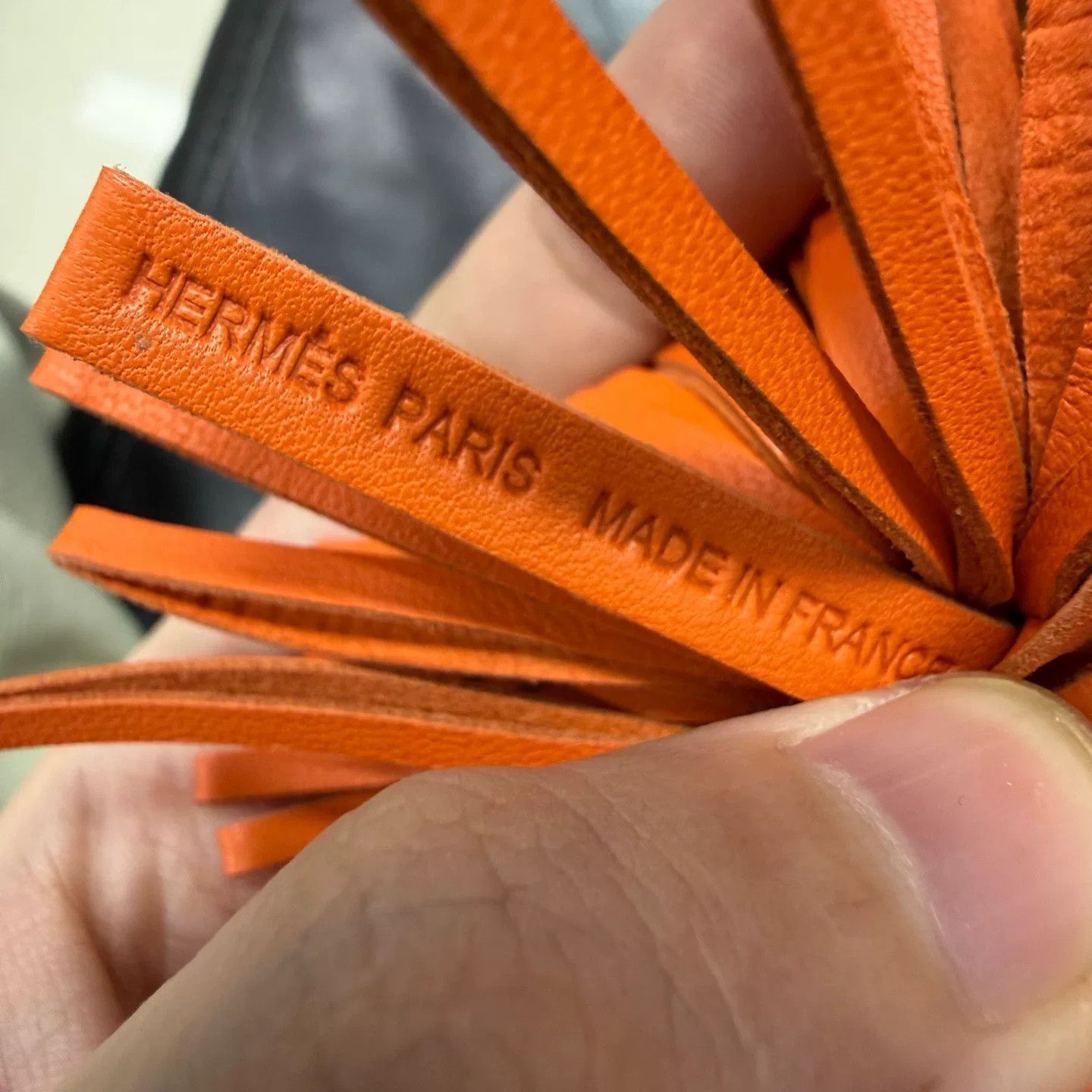 Hermes Hermes Lambskin Tassel Keychain Size ONE SIZE - 4 Thumbnail