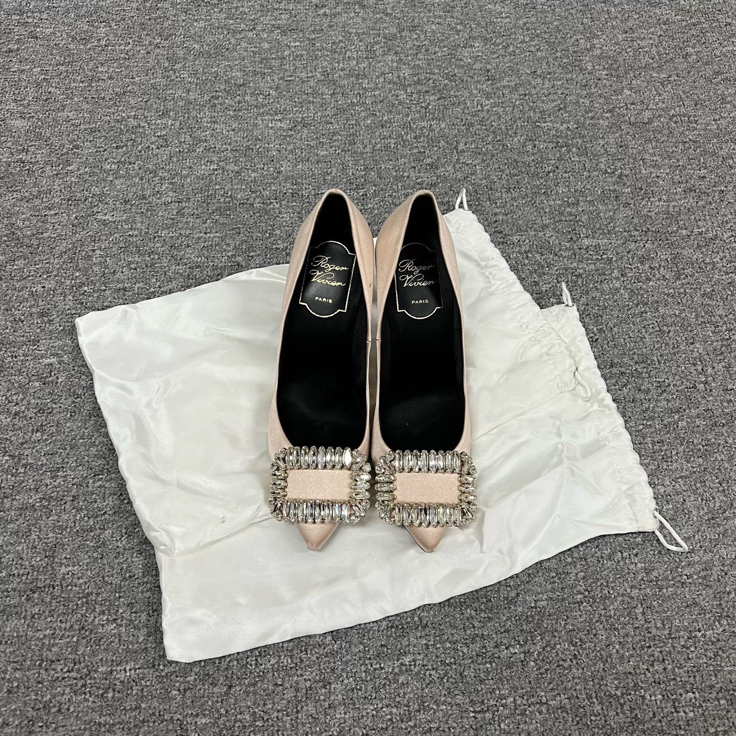 Roger Vivier Roger Vivier RV Crystal Buckle Heels Size US 4 / IT 34 - 2 Thumbnail