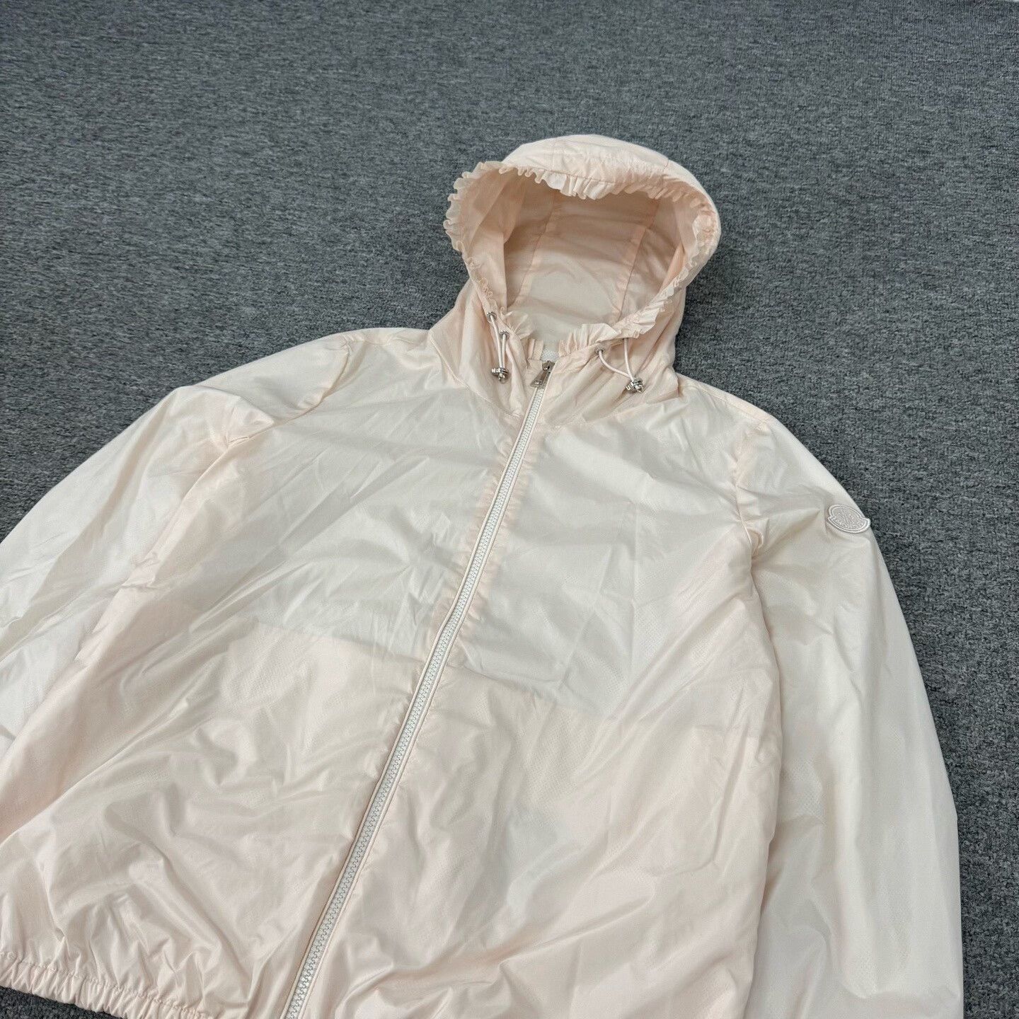 Moncler Moncler Pink Hooded Lightweight Windproof Jacket Size L / US 10 / IT 46 - 4 Thumbnail