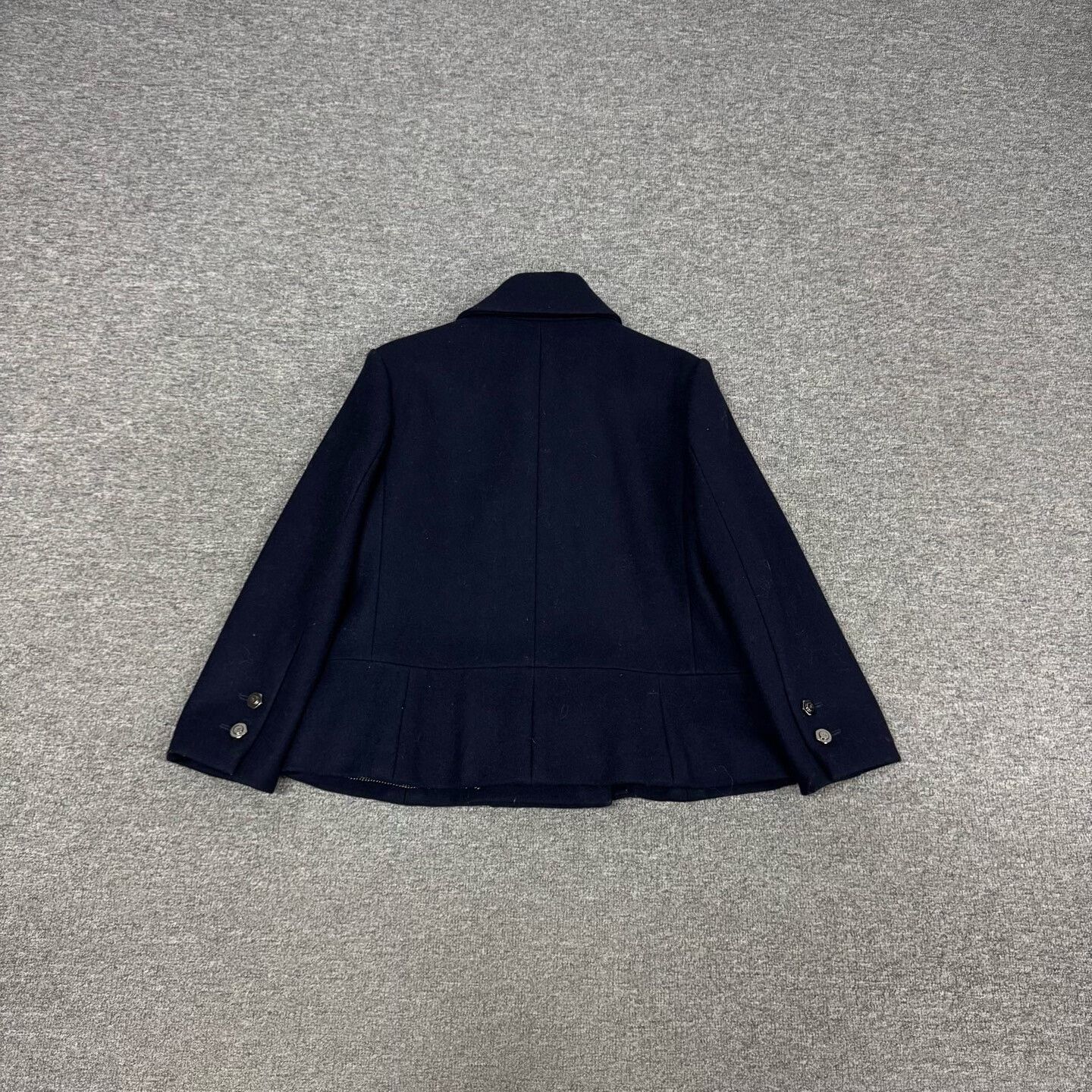 Chanel Chanel Navy Double-Breasted Long-Sleeve Coat Size S / US 4 / IT 40 - 2 Thumbnail