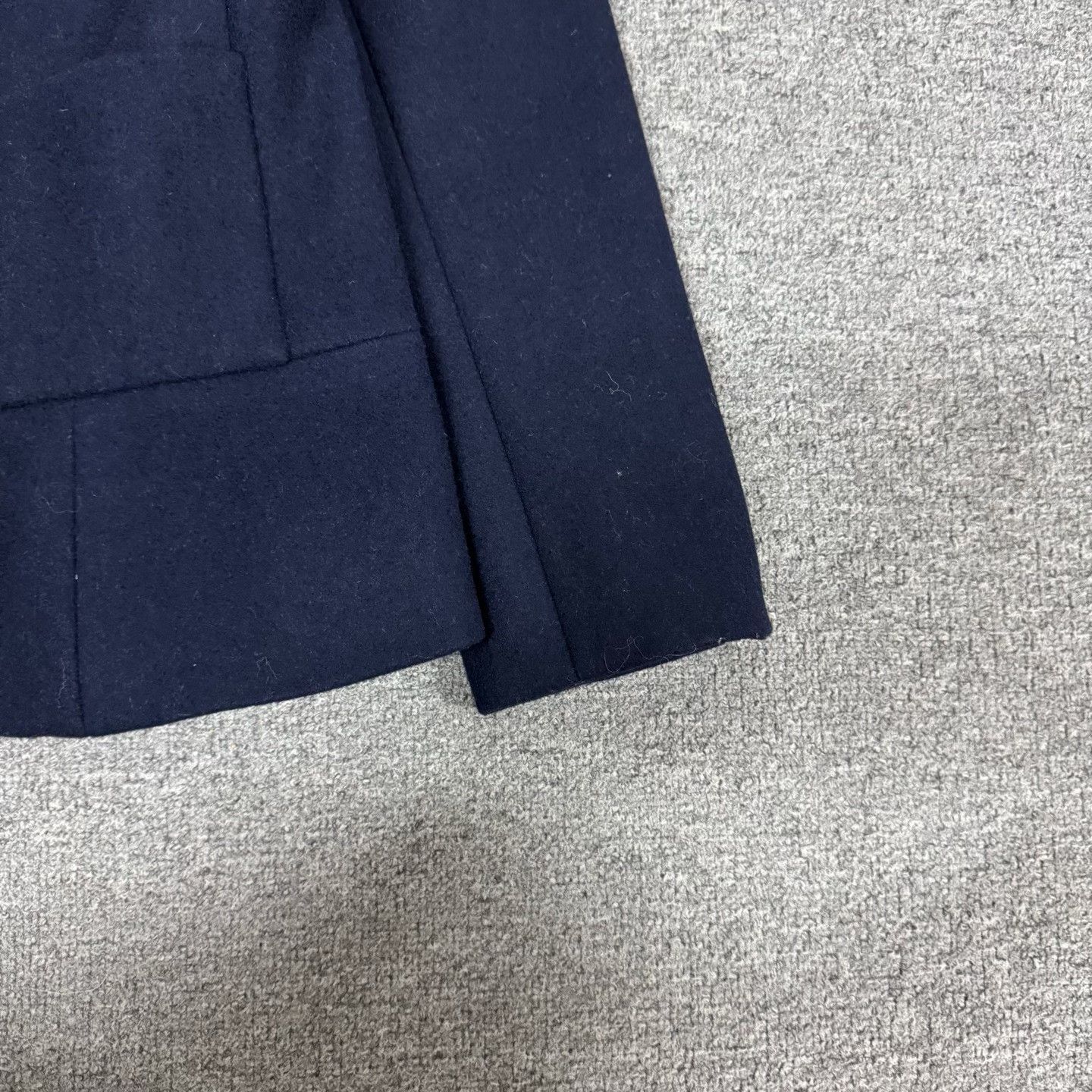 Chanel Chanel Navy Double-Breasted Long-Sleeve Coat Size S / US 4 / IT 40 - 3 Thumbnail