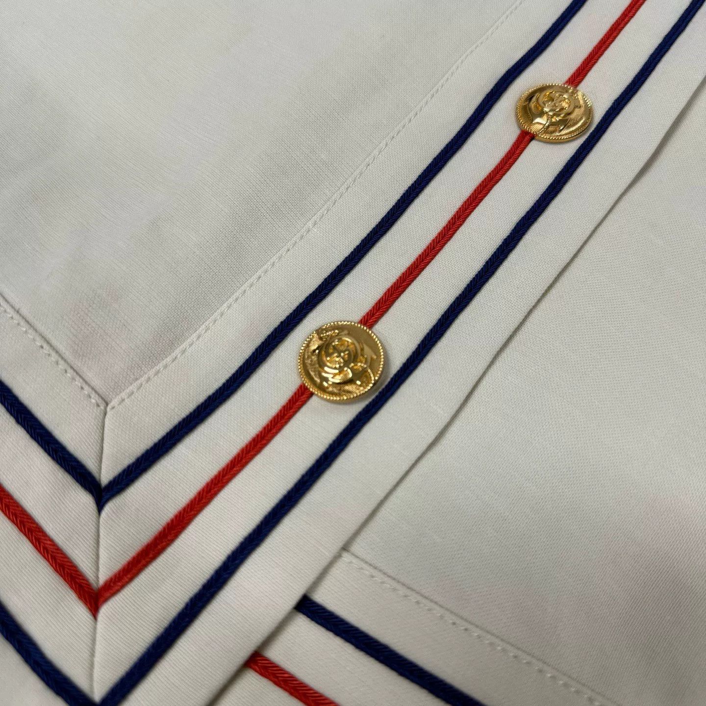 Gucci Gucci Gold Buckle Striped Skirt 40 Size 40" / US 18 - 5 Thumbnail