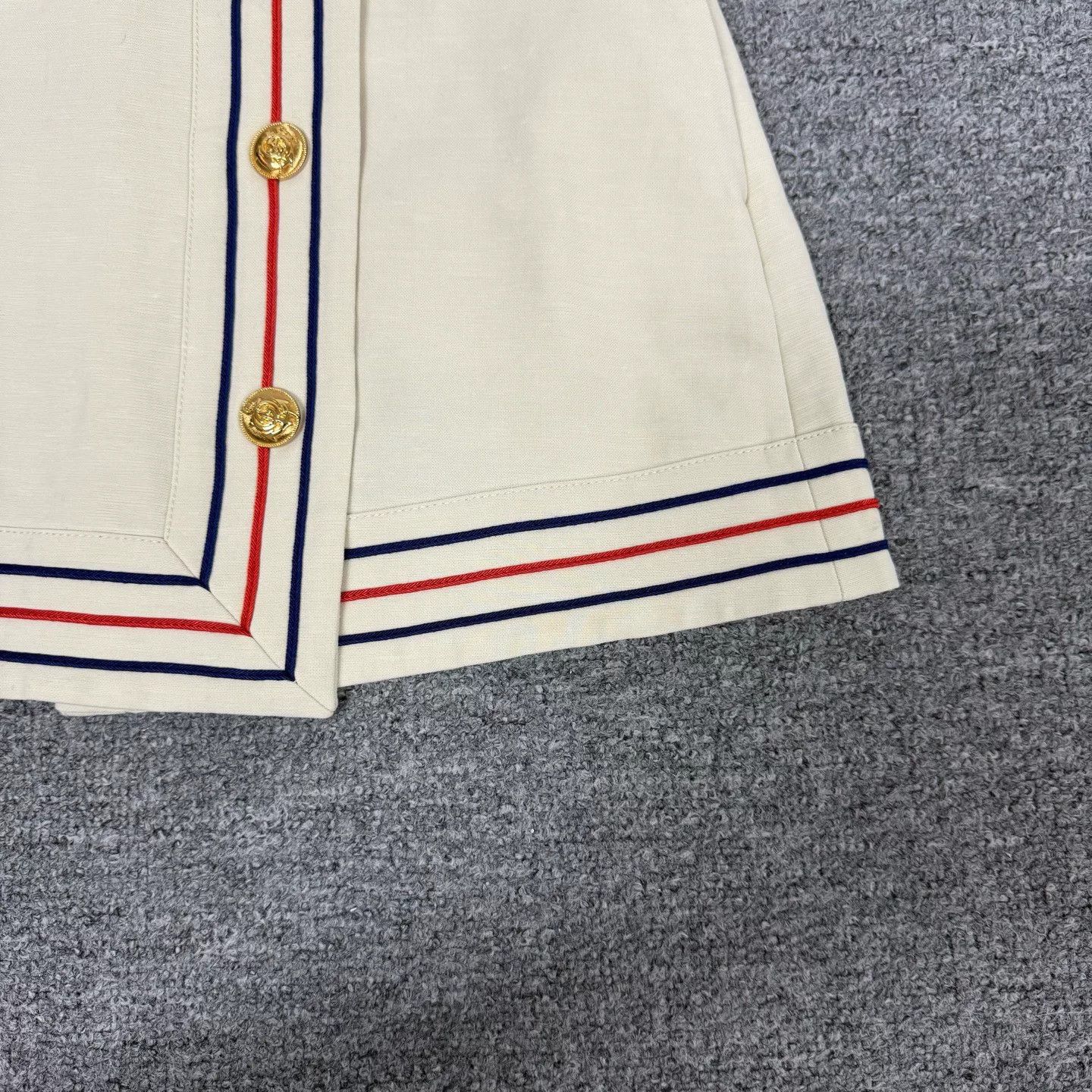 Gucci Gucci Gold Buckle Striped Skirt 40 Size 40" / US 18 - 3 Thumbnail
