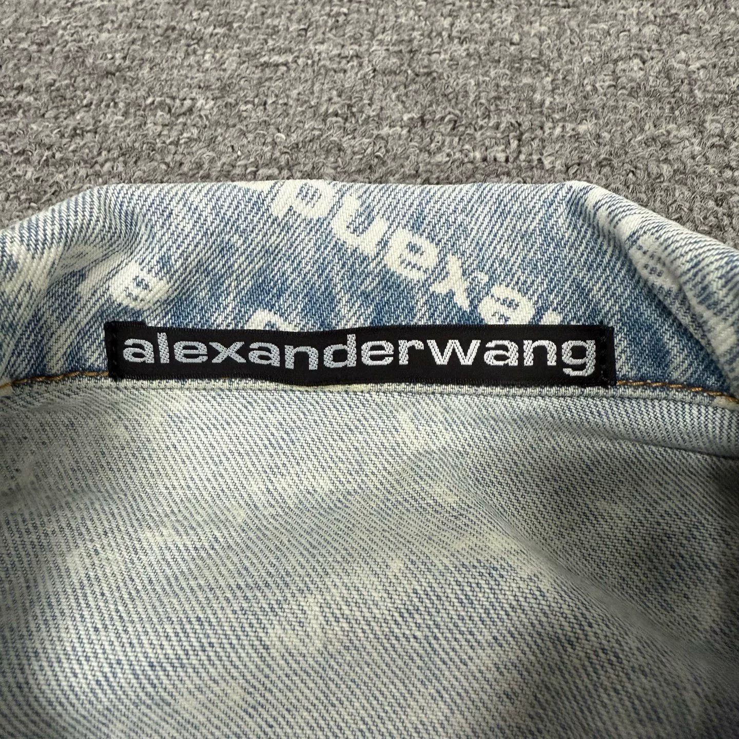 Alexander Wang Alexander Wang All-Over Print Denim Jacket Size XS / US 0-2 / IT 36-38 - 5 Thumbnail