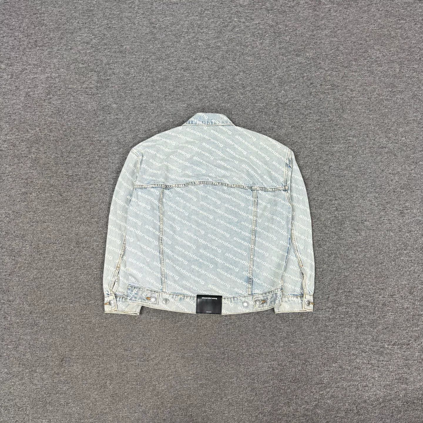 Alexander Wang Alexander Wang All-Over Print Denim Jacket Size XS / US 0-2 / IT 36-38 - 2 Thumbnail