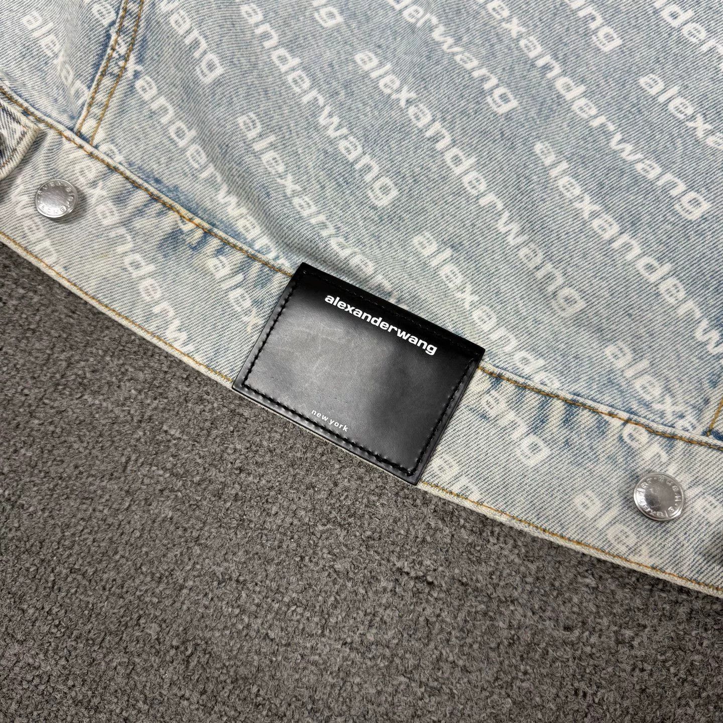Alexander Wang Alexander Wang All-Over Print Denim Jacket Size XS / US 0-2 / IT 36-38 - 8 Thumbnail