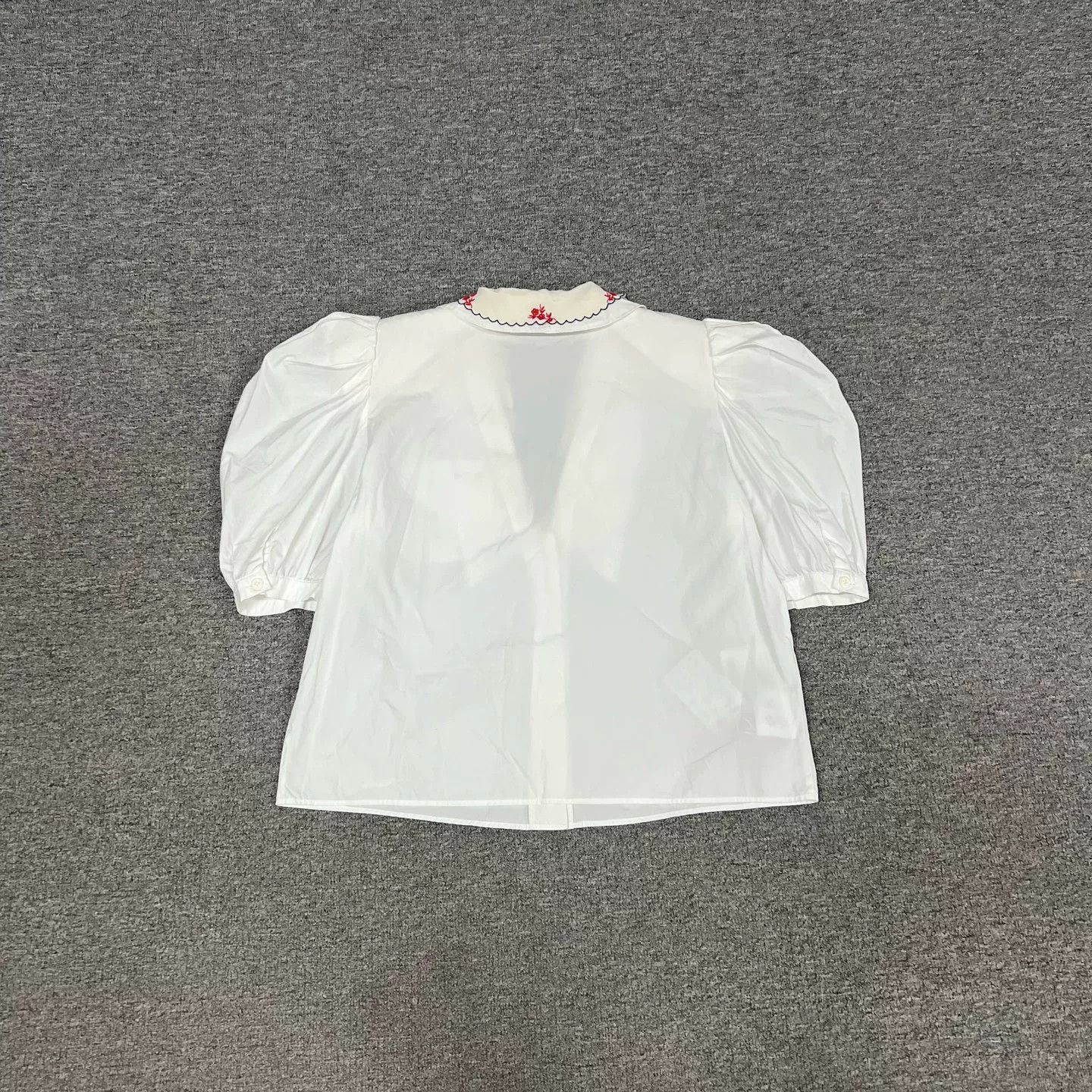 Miu Miu Miu Miu Puff Sleeve Shirt Size S / US 4 / IT 40 - 2 Thumbnail