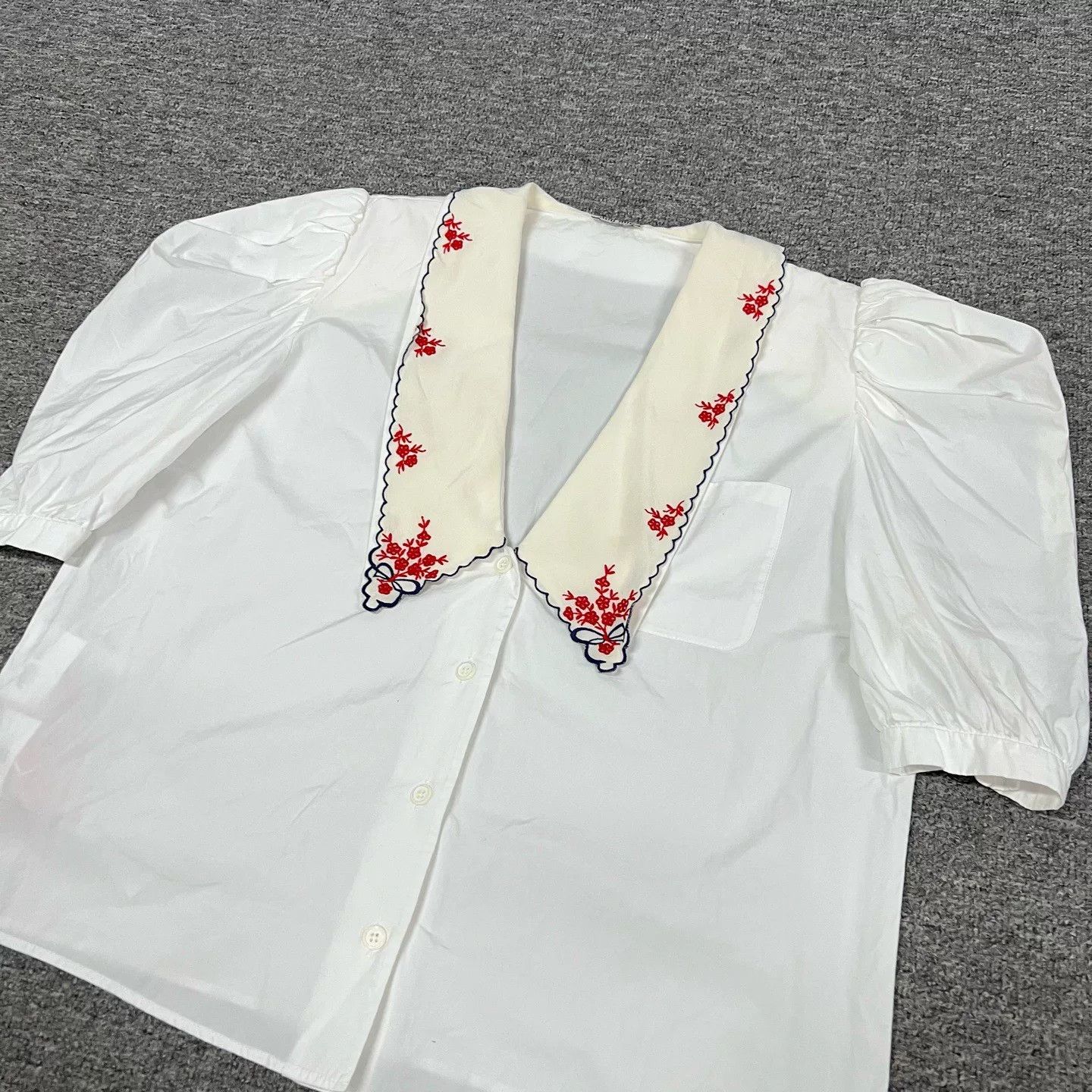 Miu Miu Miu Miu Puff Sleeve Shirt Size S / US 4 / IT 40 - 3 Thumbnail