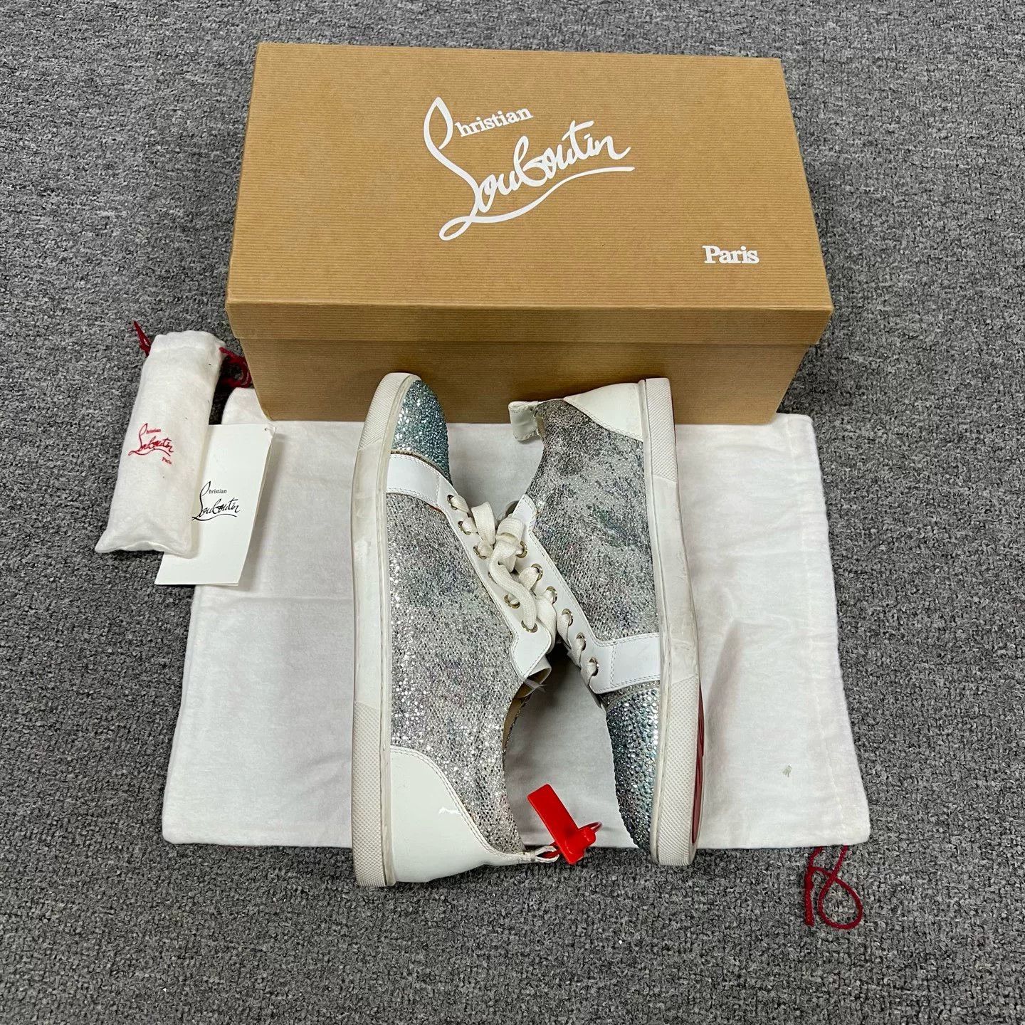Christian Louboutin Christian Louboutin Blue Low-top Sneakers Size US 8.5 / EU 41-42 - 6 Thumbnail