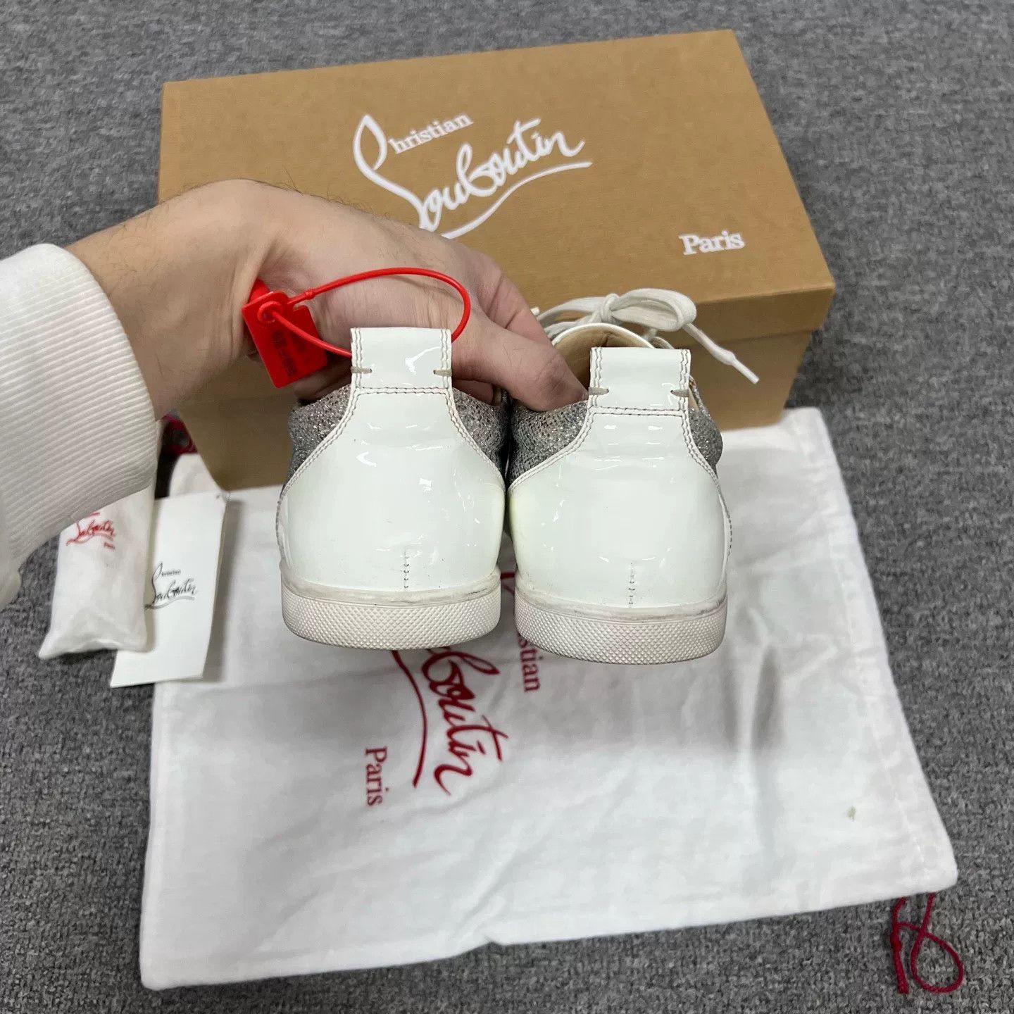 Christian Louboutin Christian Louboutin Blue Low-top Sneakers Size US 8.5 / EU 41-42 - 4 Thumbnail