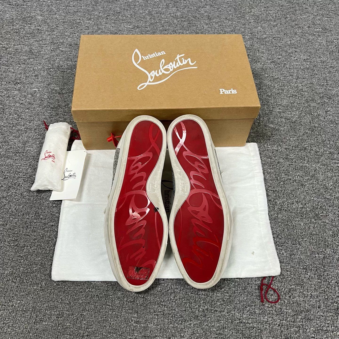 Christian Louboutin Christian Louboutin Blue Low-top Sneakers Size US 8.5 / EU 41-42 - 5 Thumbnail