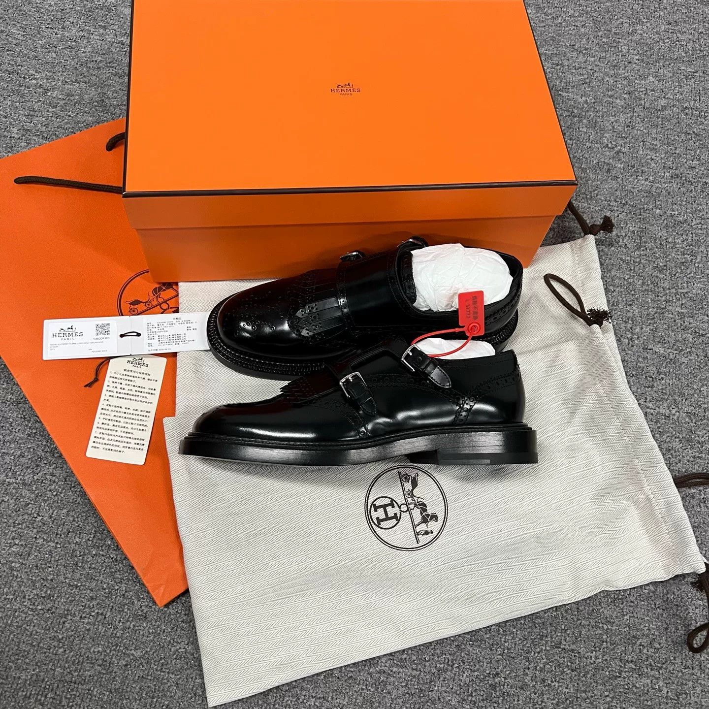 Hermes Hermes 2025 Carved Leather Shoes Size US 6.5 / IT 36.5 - 2 Thumbnail