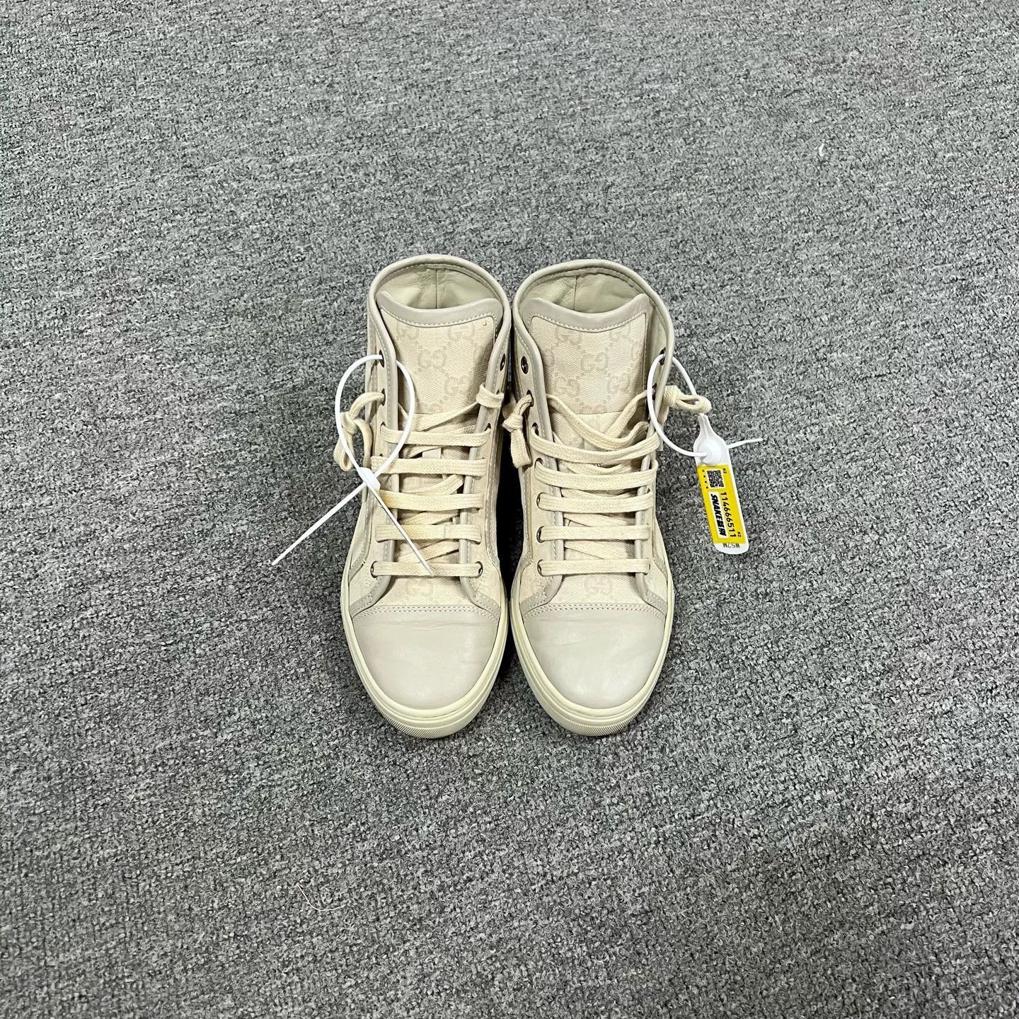 Gucci Gucci All-Over Double G High-Top Shoes Size US 5 / IT 35 - 3 Thumbnail