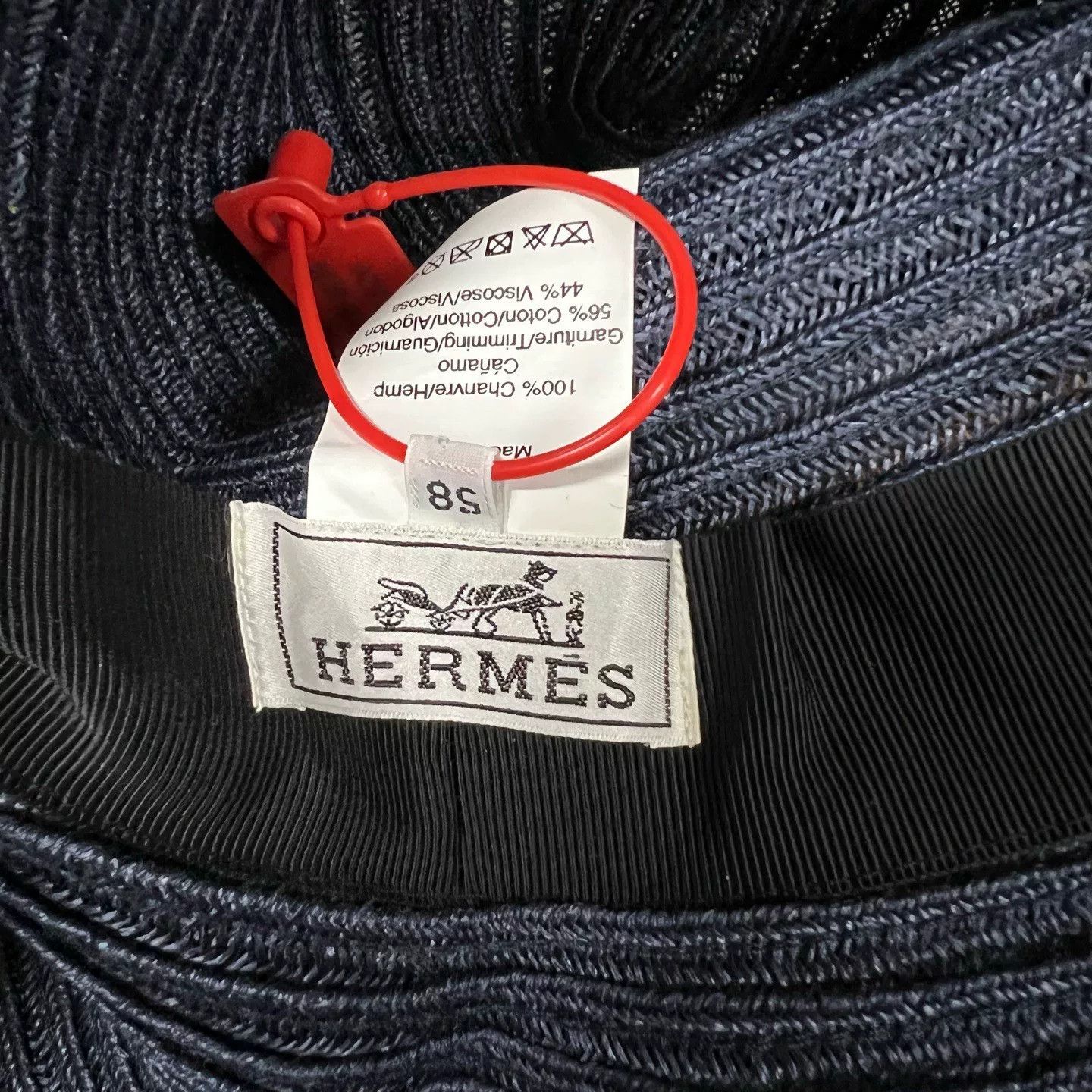 Hermes Hermes Woven Straw Bucket Hat Size ONE SIZE - 4 Thumbnail